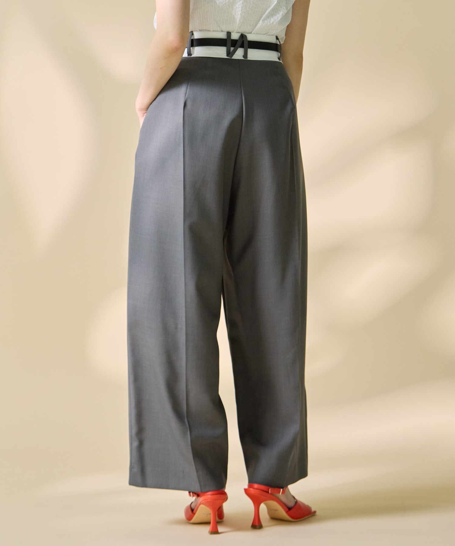 Asymmetric Front Trousers STUDIOUS