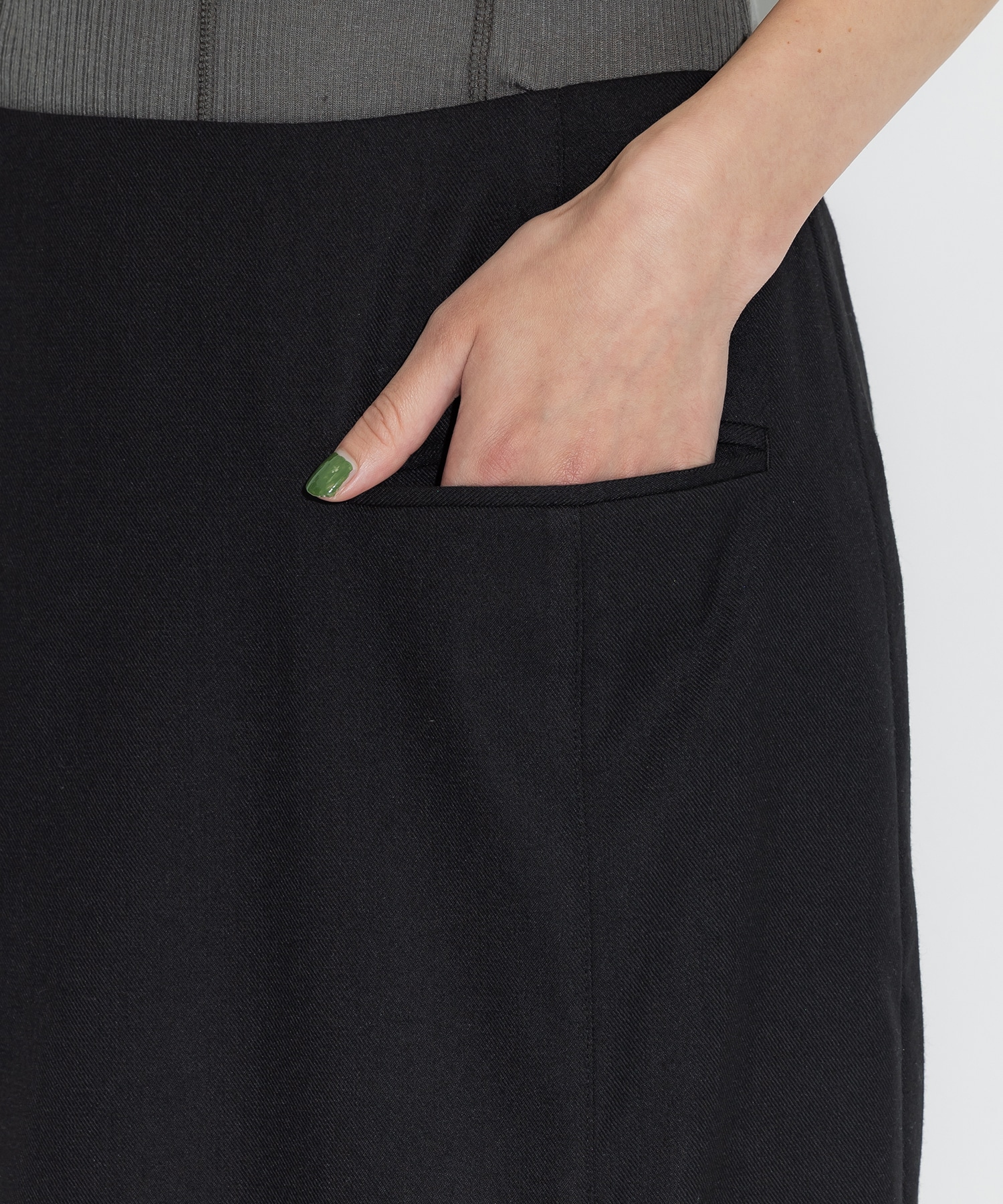 Side Vents Pencil Skirt 