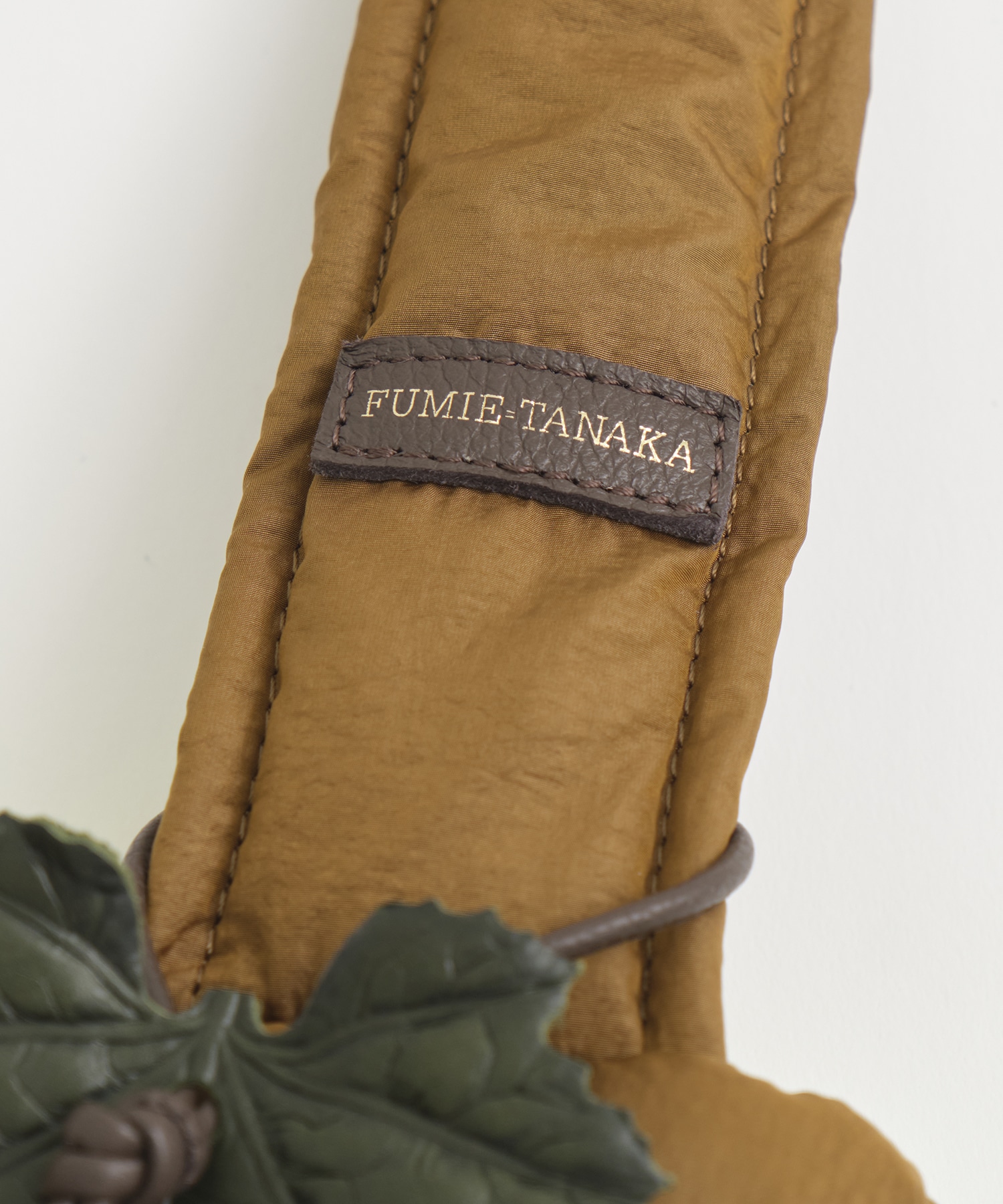 別注leafcharm shoulder bag FUMIE=TANAKA