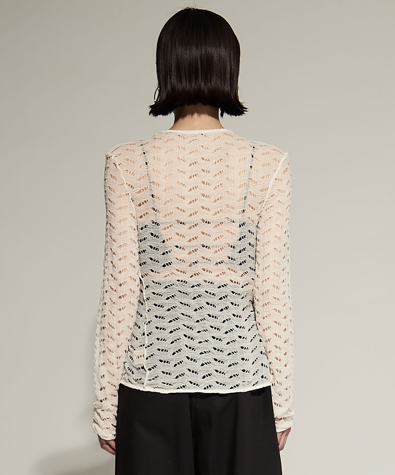 Jacquard Long T-shirts TODAYFUL