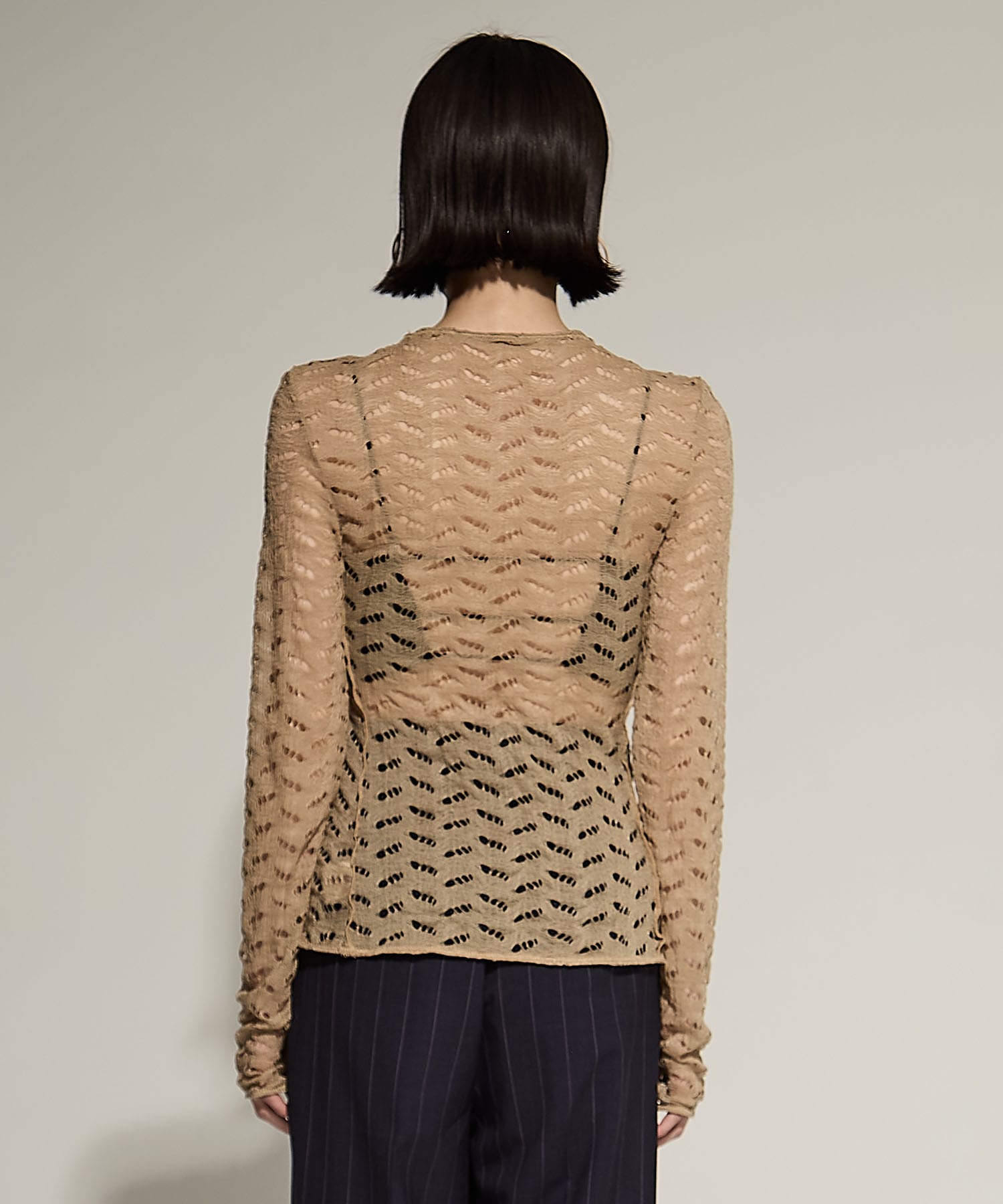 Jacquard Long T-shirts TODAYFUL