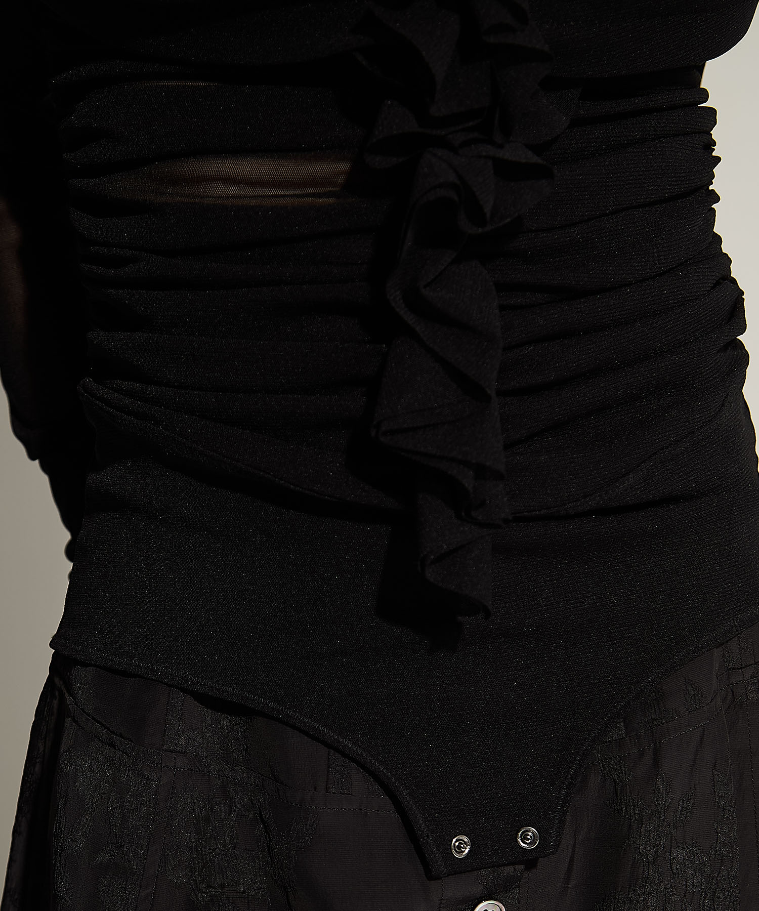 TULLE FRILLED BODYSUIT FETICO