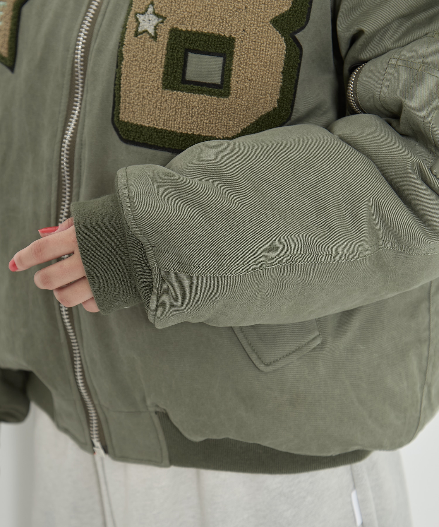x F.M.C.D / Varsity Cotton Bomber Jacket BASICKS