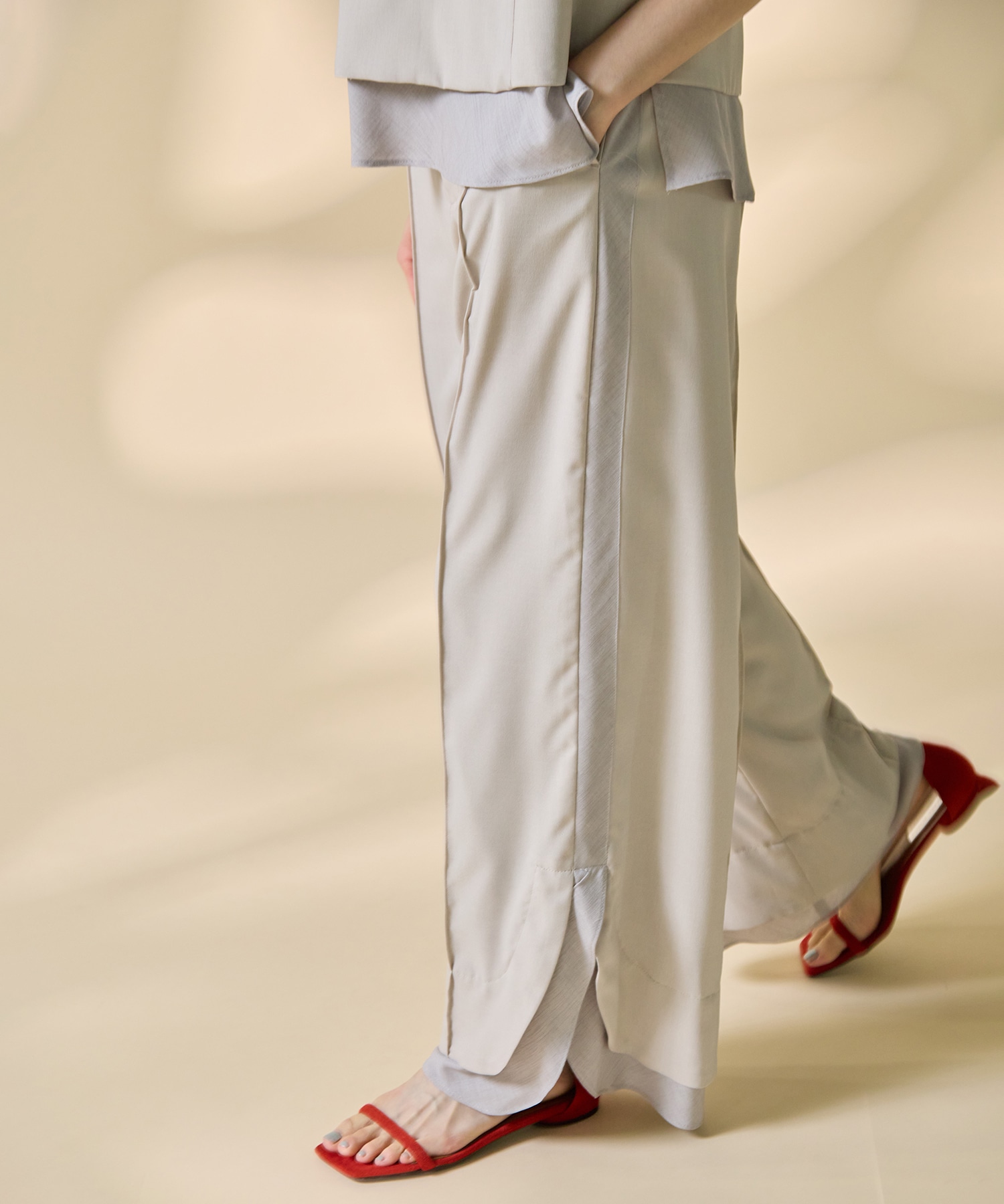 Sheer Layered Trousers STUDIOUS