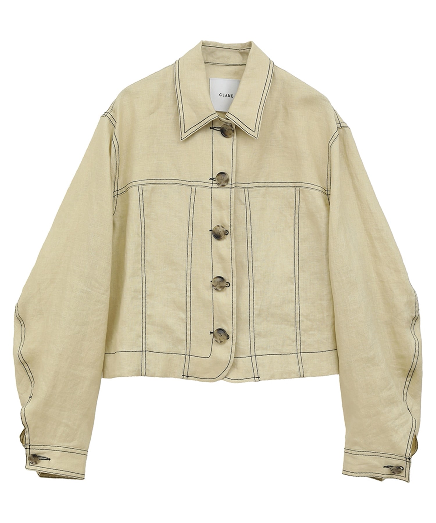 LINEN SHIRT JACKET CLANE