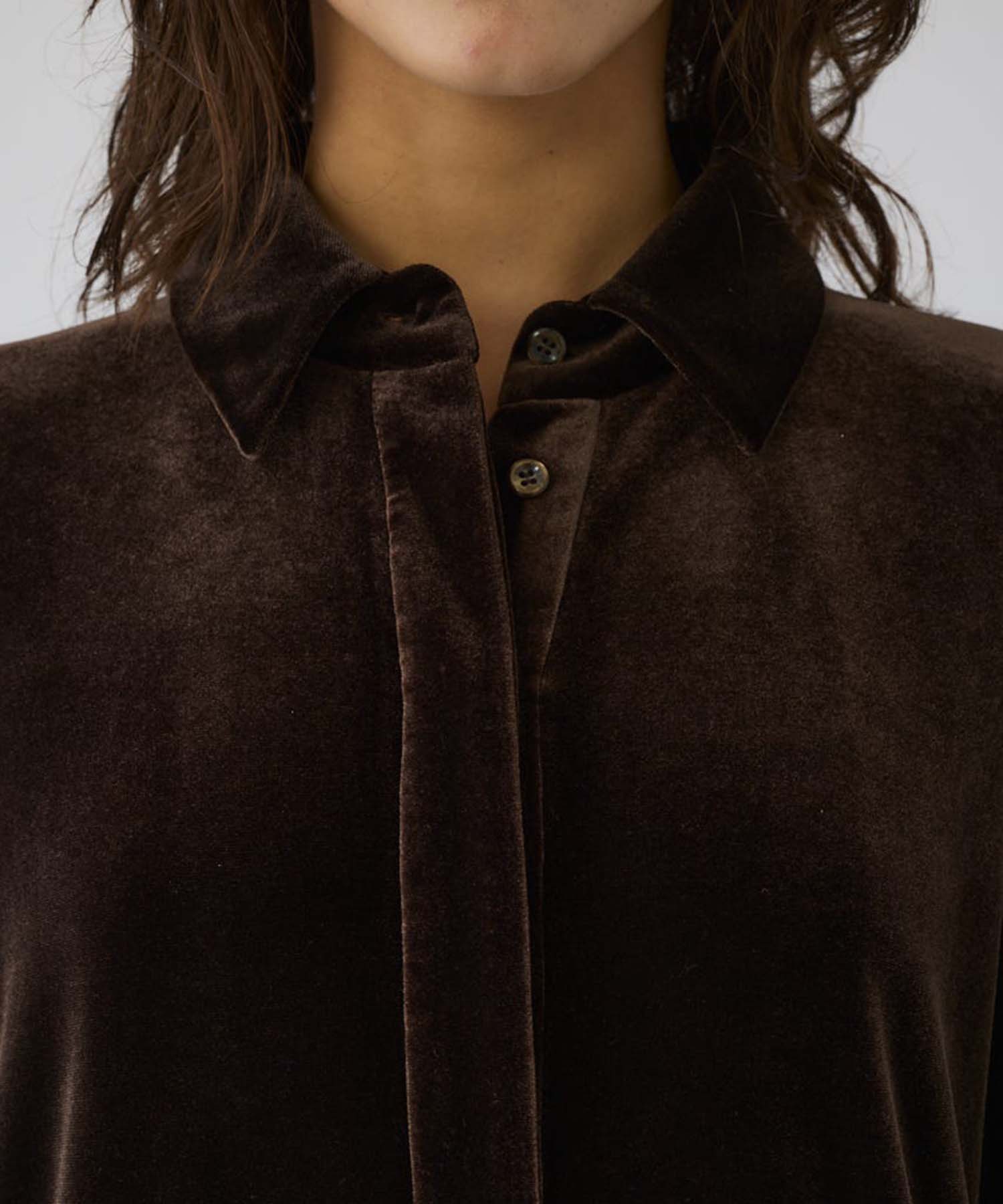 Velour shirt dress RIM.ARK