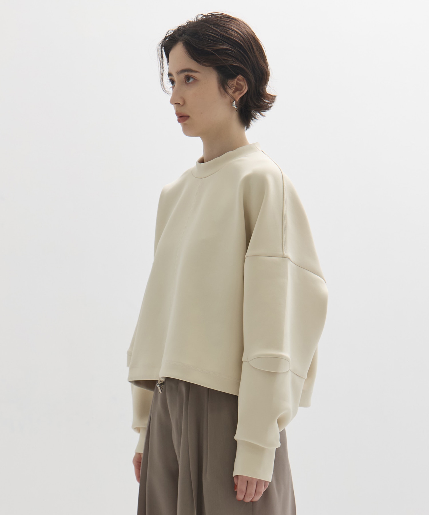 Draw Cord Cropped T UJOH