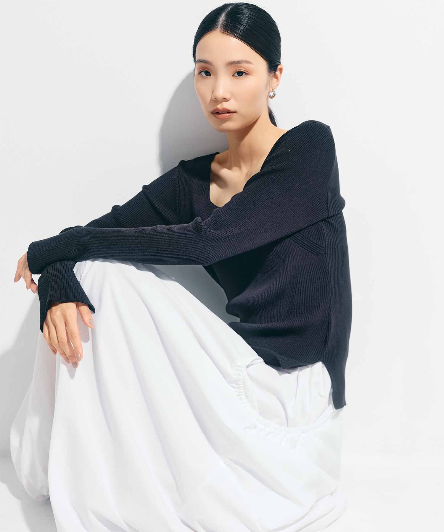 SQUARE RIB KNIT STUDIOUS