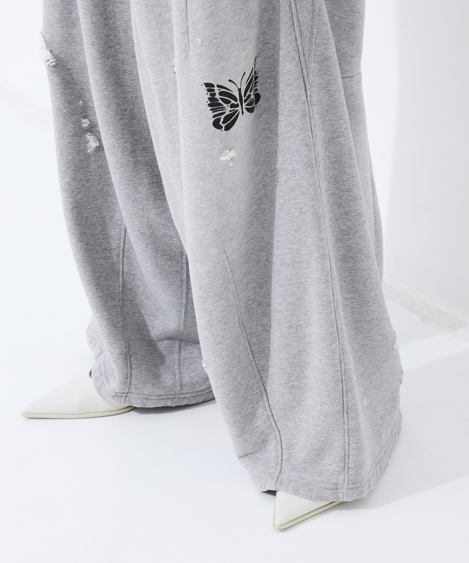 Deconstructed H.D. Sweat Pant - Cotton French Terry Needles