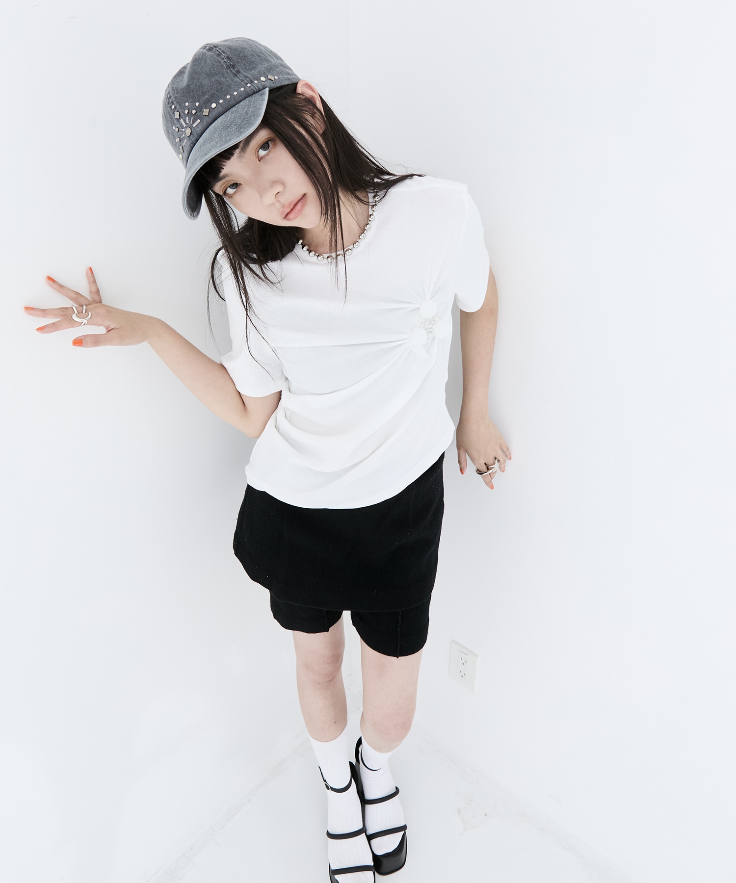 silver metal tiara cap tanakadaisuke