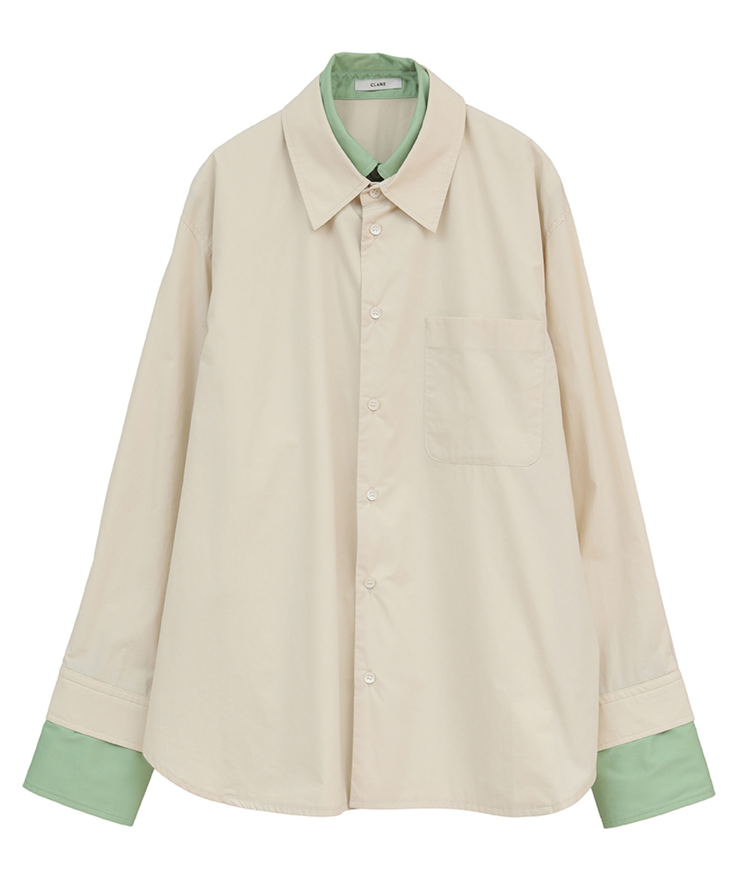 TWO TONE LAYERED SHIRTS CLANE