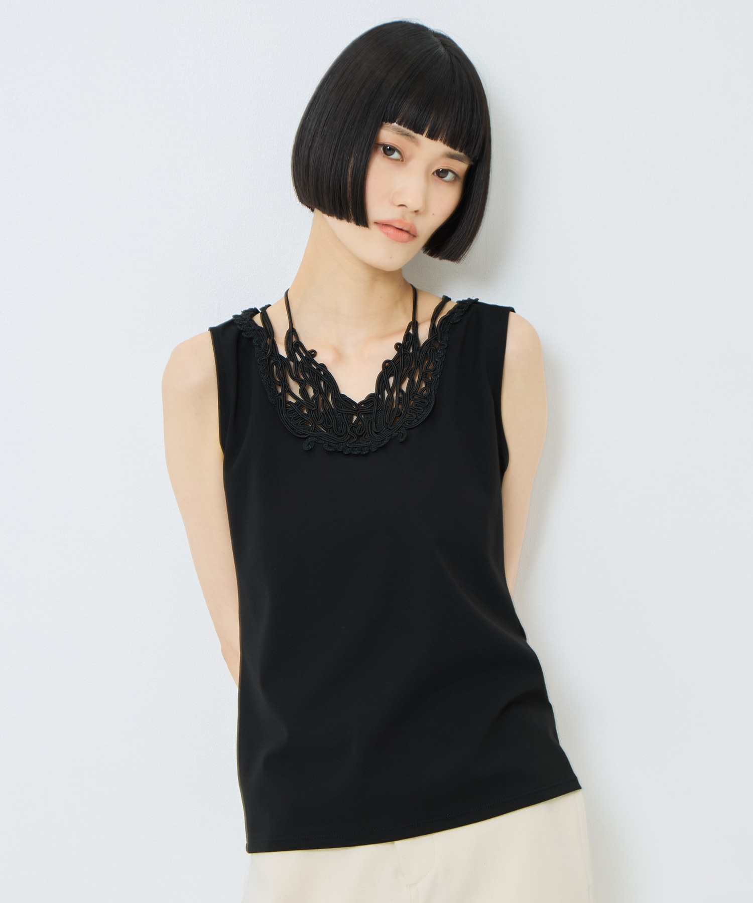 別注embroiddered tops MURRAL