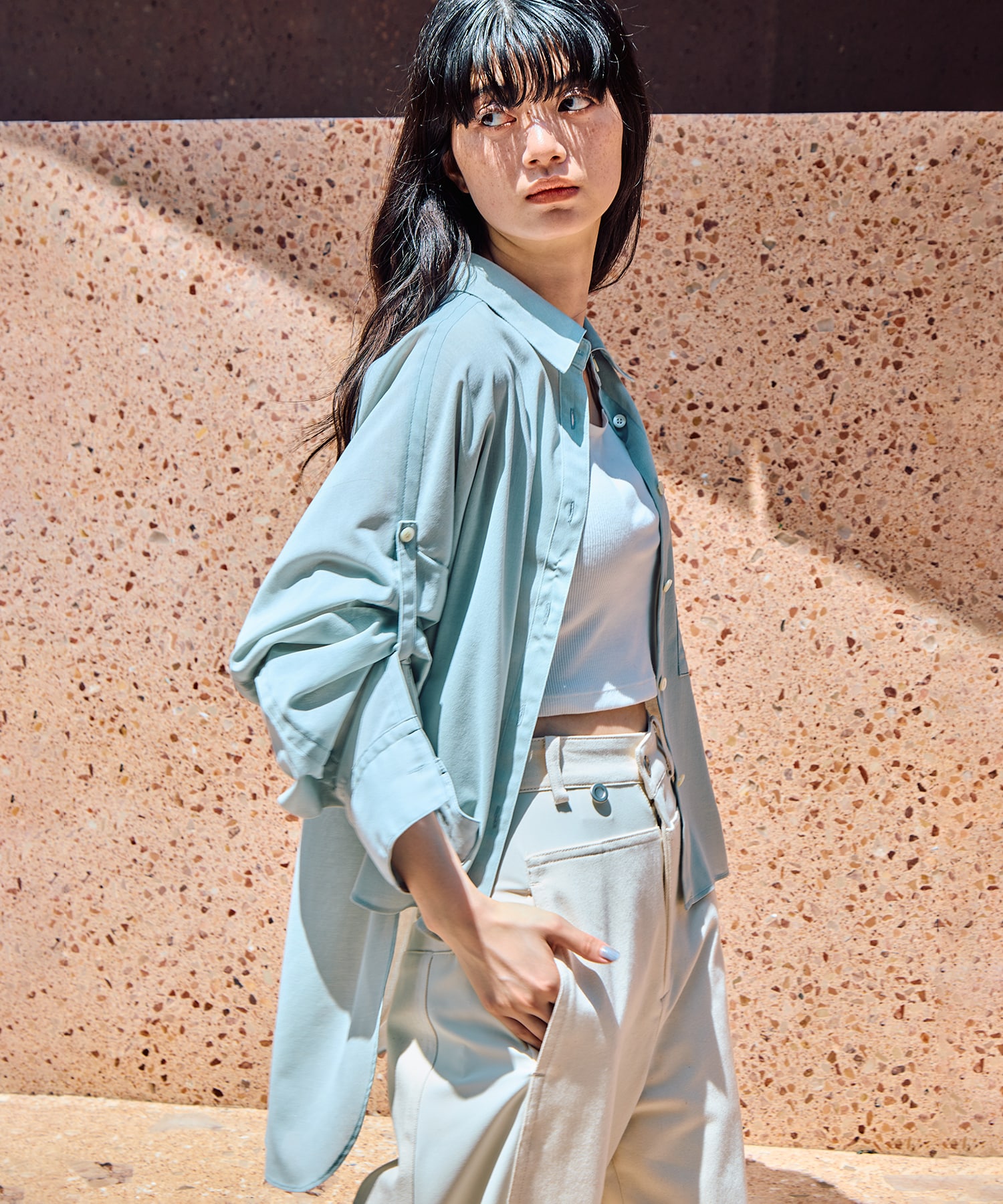 Matte Sheer Over Shirt STUDIOUS