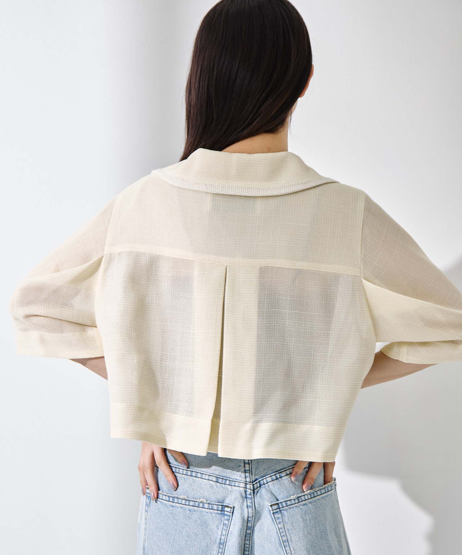 Washable Mesh Shirt Blouson STUDIOUS