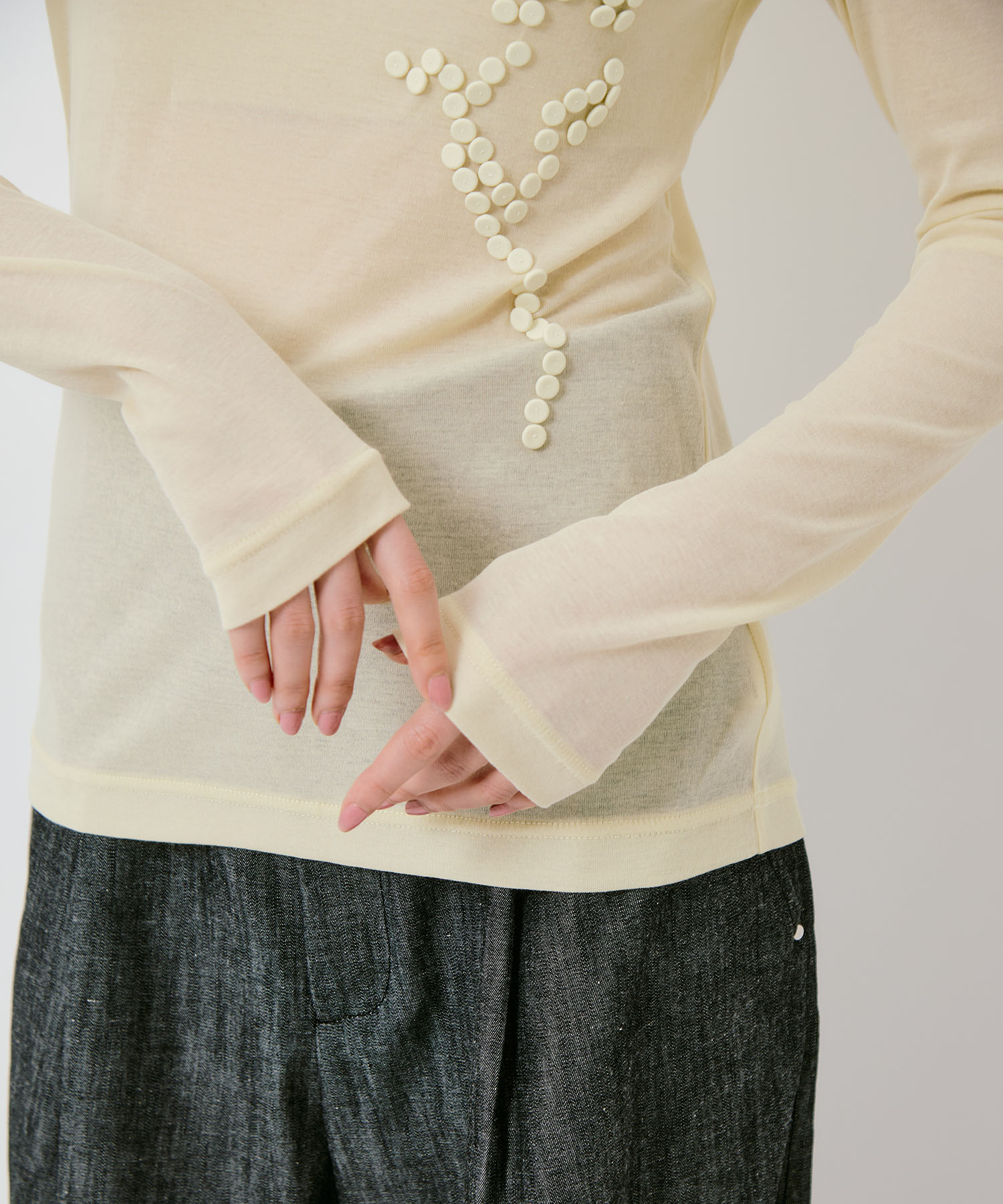 POSY EMBROIDERY TOP RIV NOBUHIKO