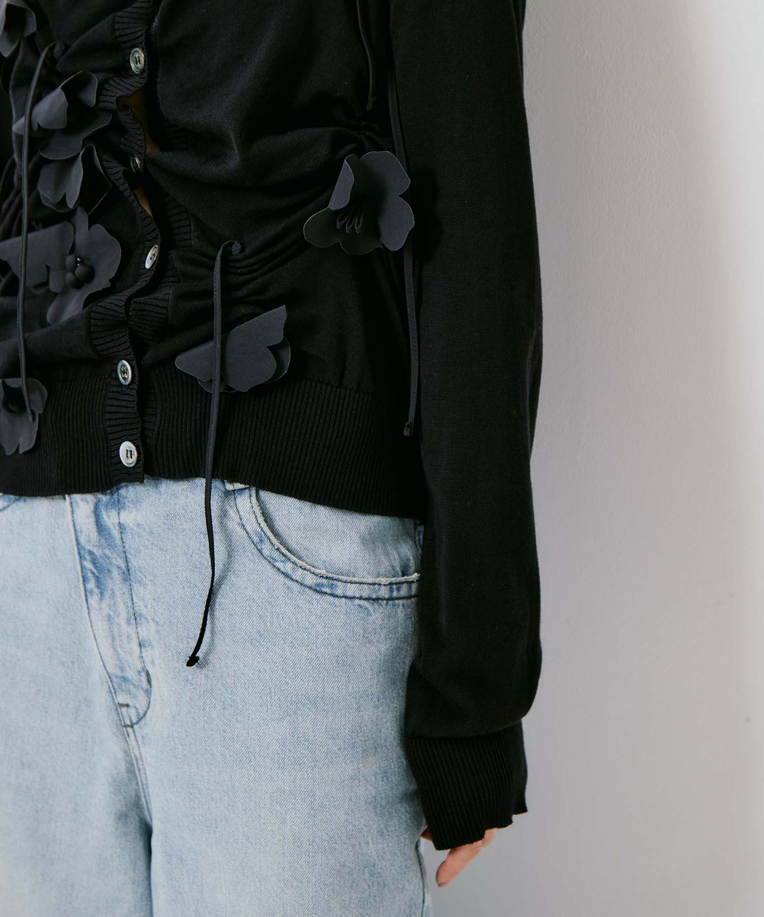 POPPY FLOWER CARDIGAN RIV NOBUHIKO