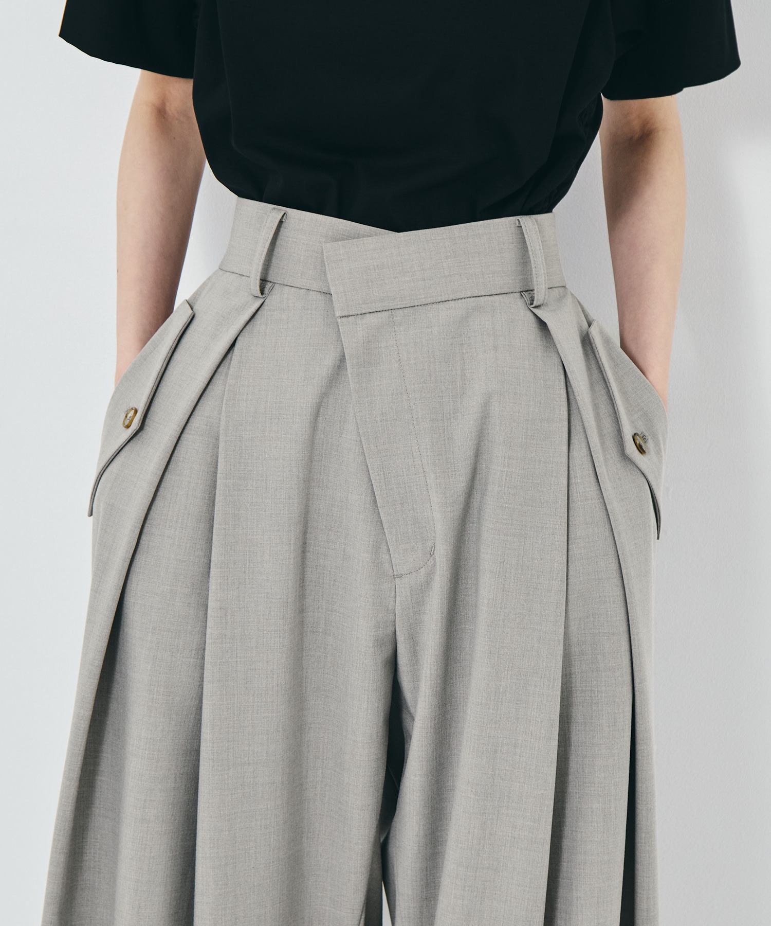 Flap Cargo Wide Pants STUDIOUS