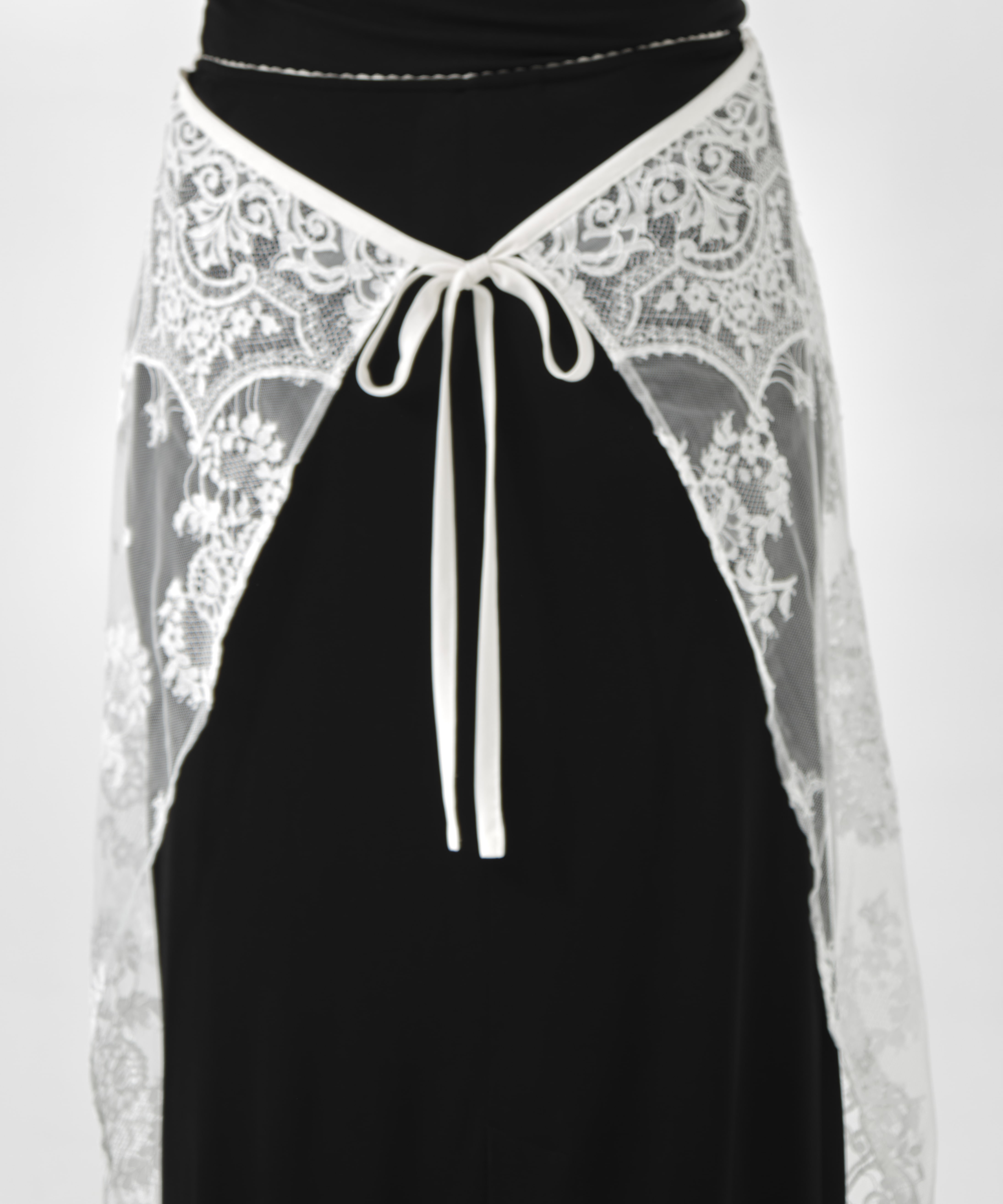 EMBROIDERED LACE SKIRT FETICO