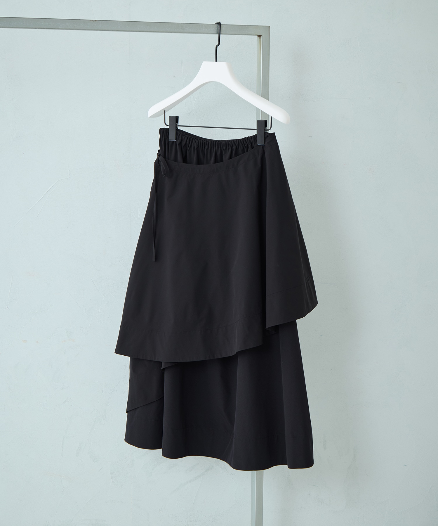 Asymmetry Wrap Layer Skirt STUDIOUS