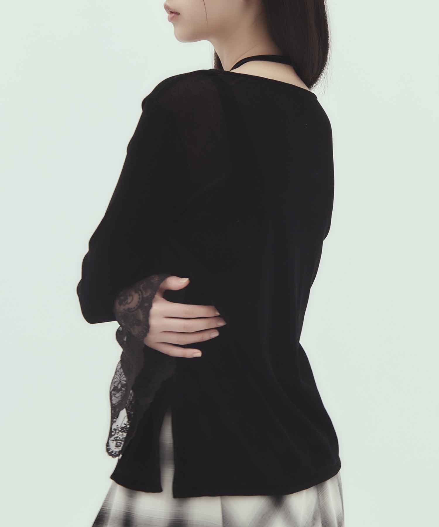 flocky tulle pullover tanakadaisuke