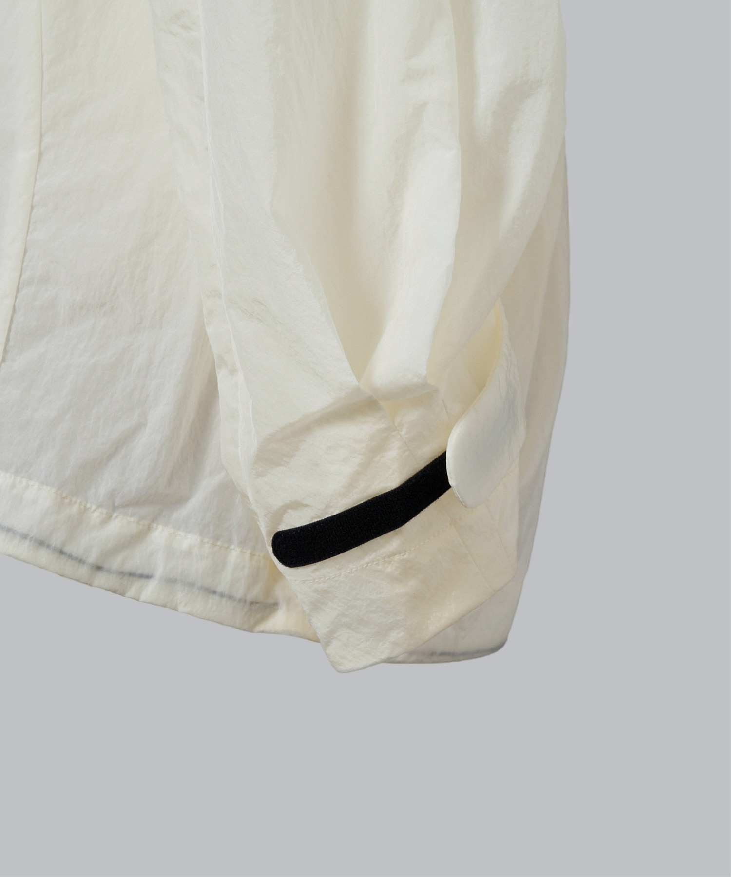 Nylon Oversized Jacket with Cording Embroidery Vest Mame Kurogouchi