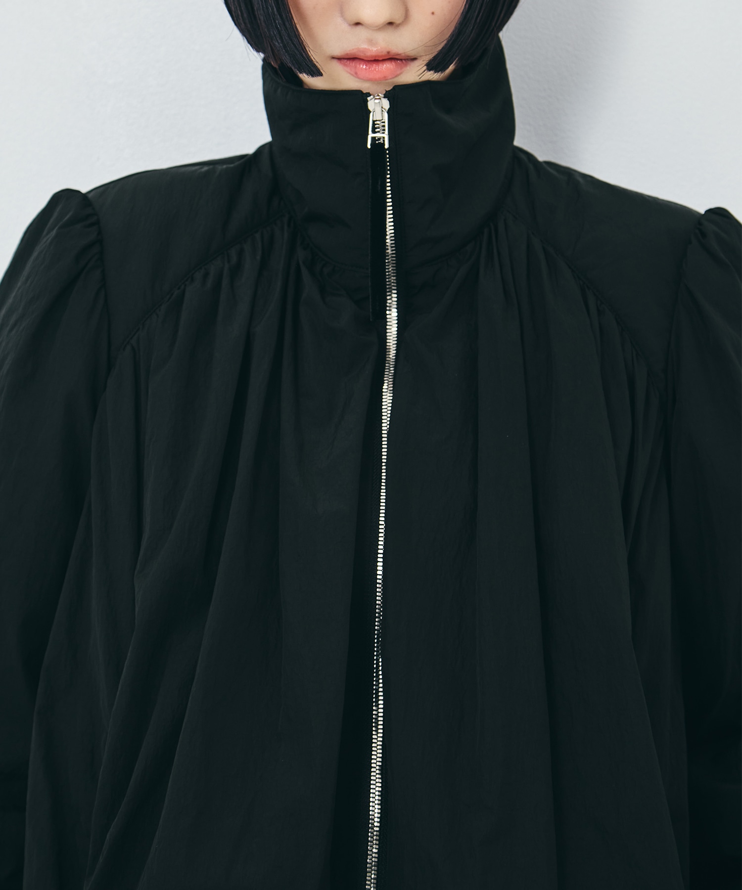 GATHERED PADDED BLOUSON FETICO