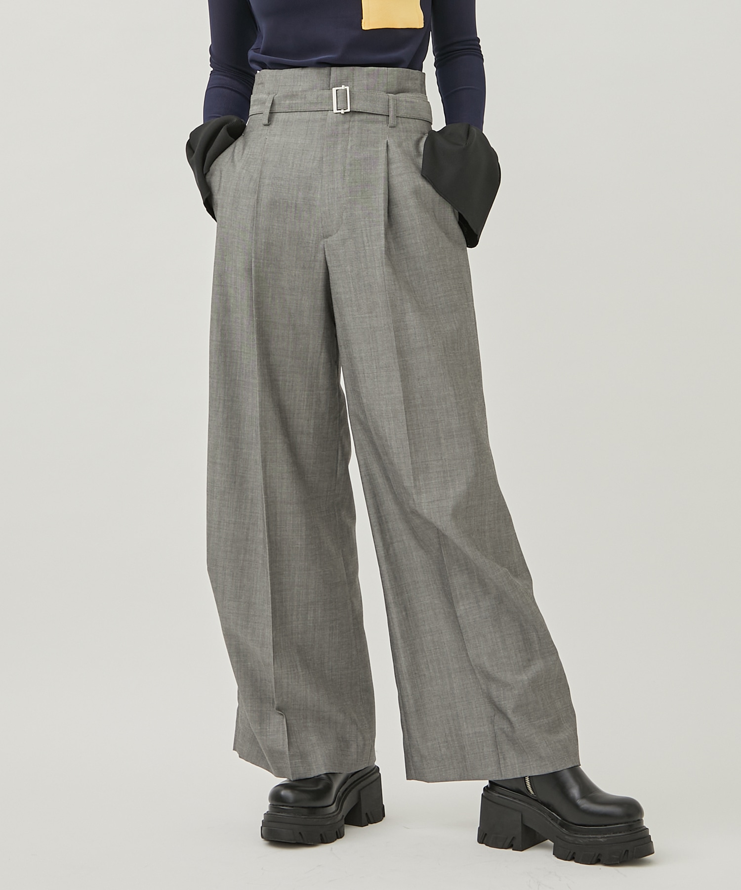HIGH WAIST WIDE PANTS