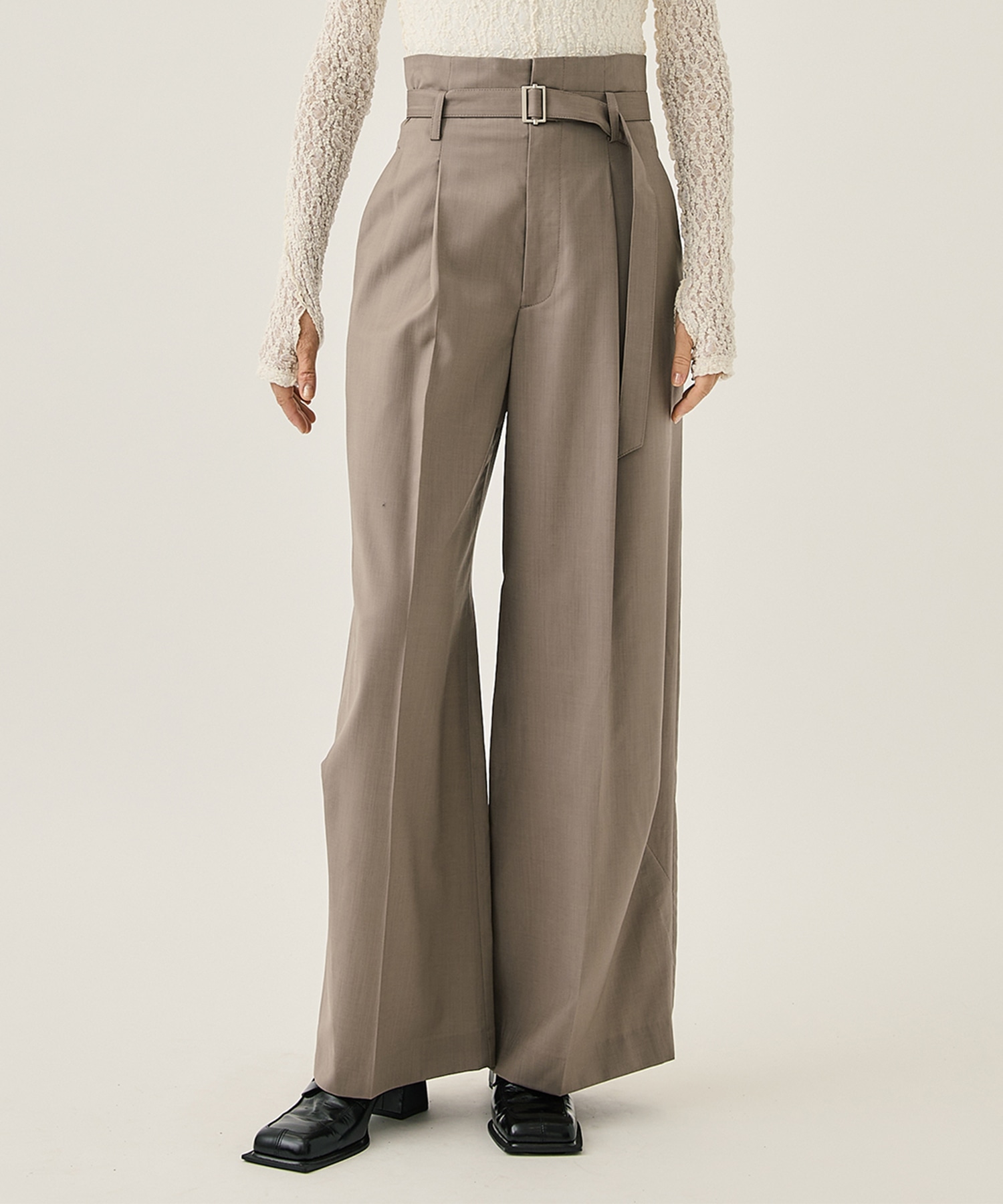 HIGH WAIST WIDE PANTS
