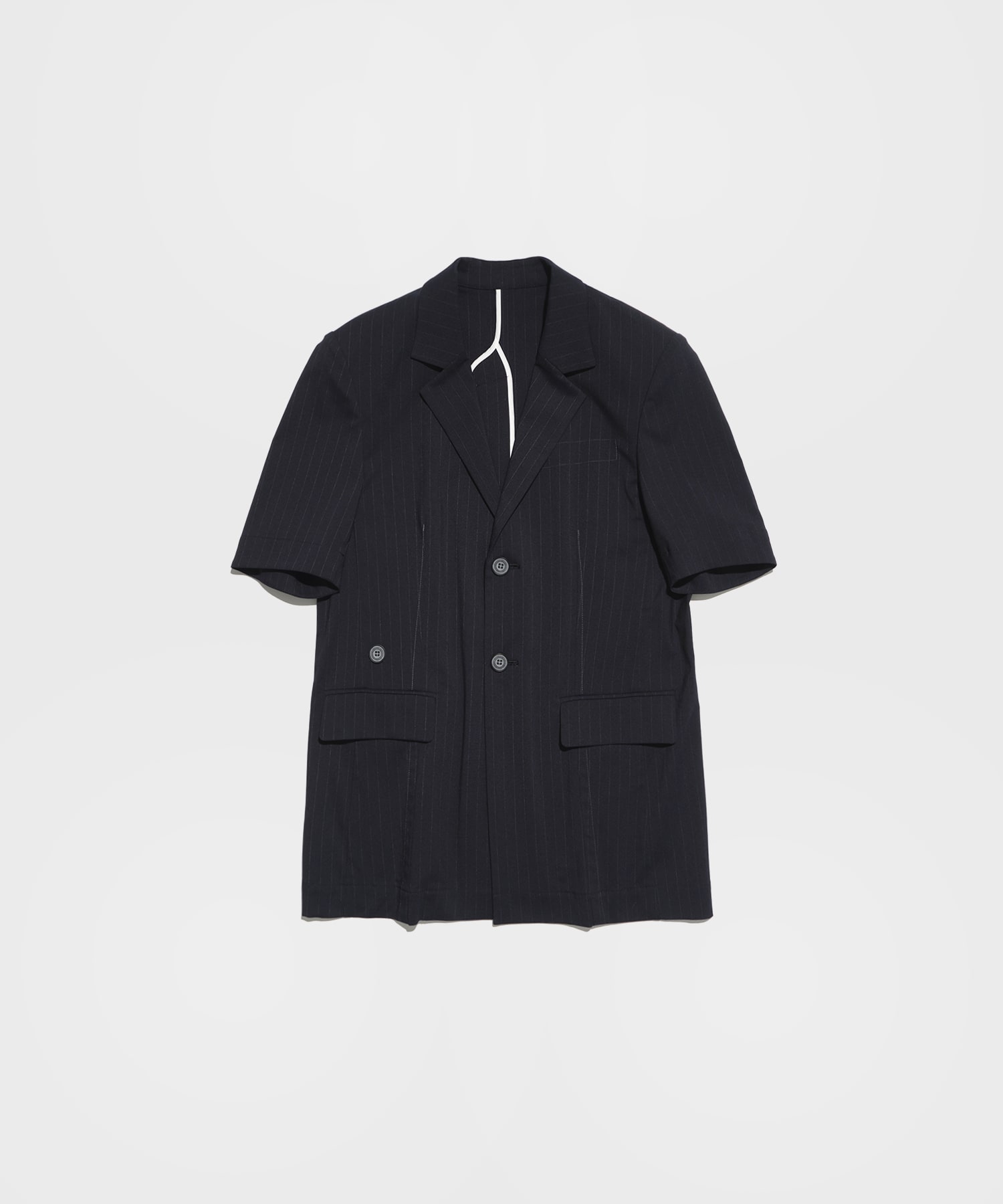 Pinstripe Half Sleeve Jacket