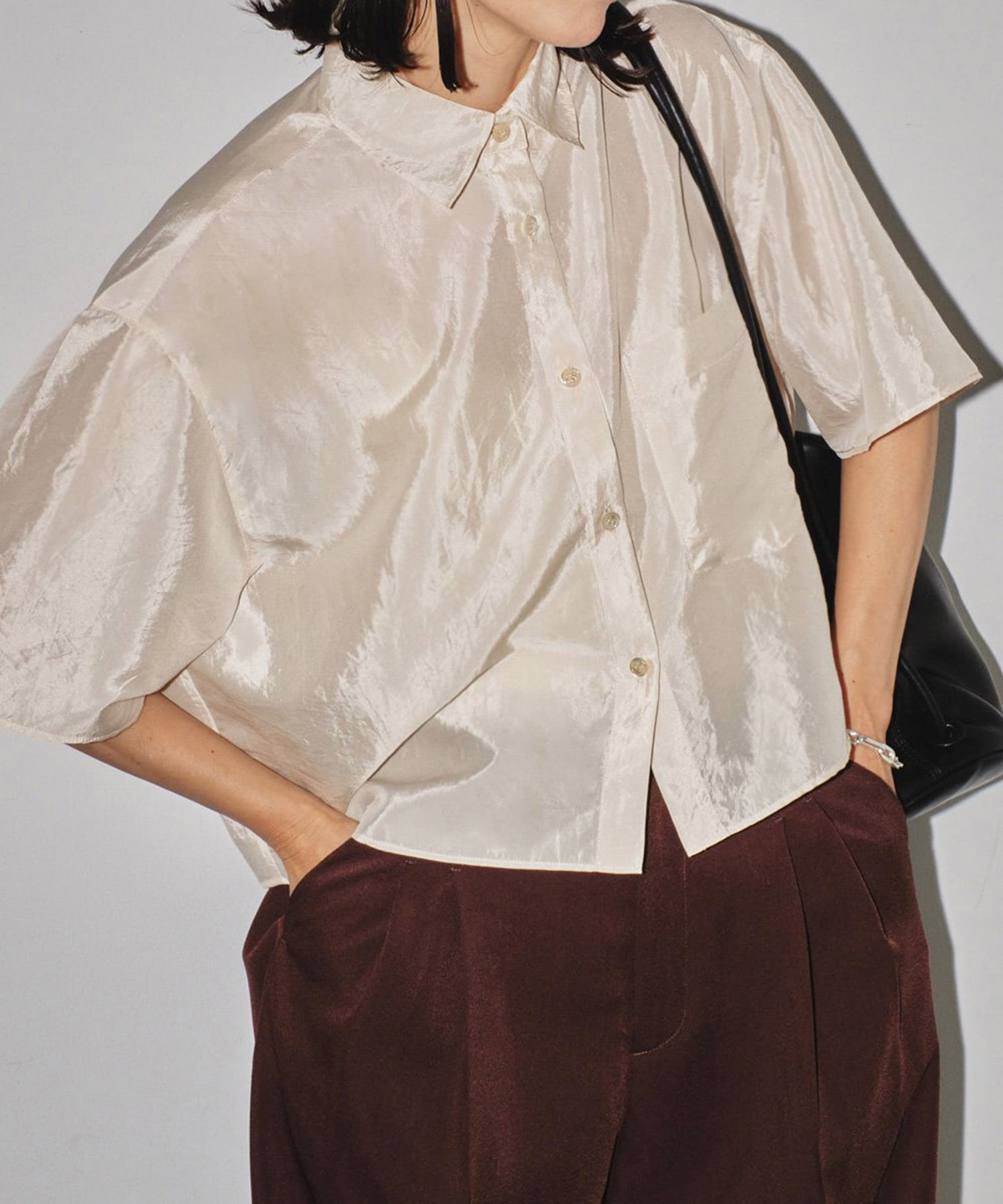 Satin Short Shirts