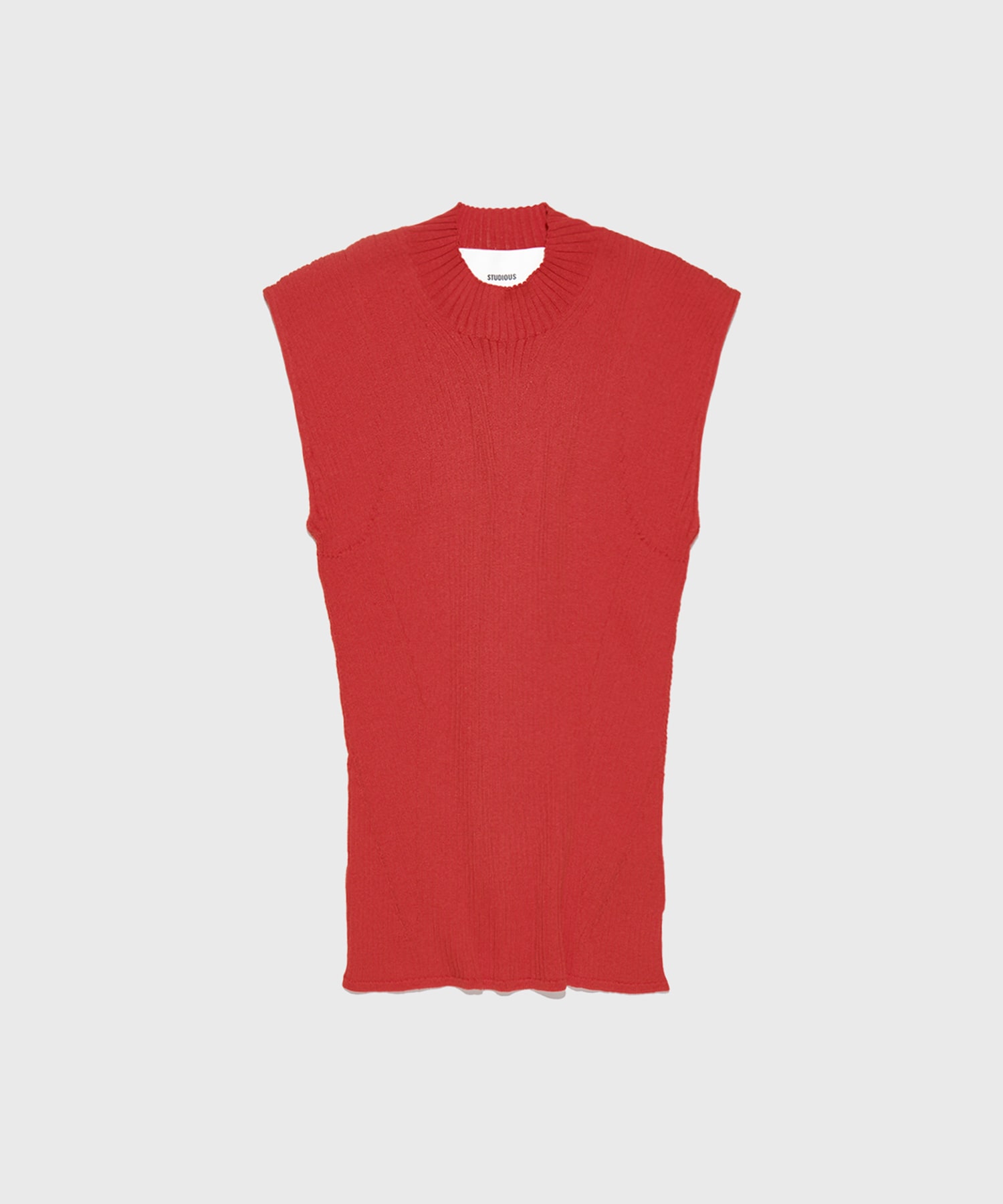 Sleeveless Rib Knit Top