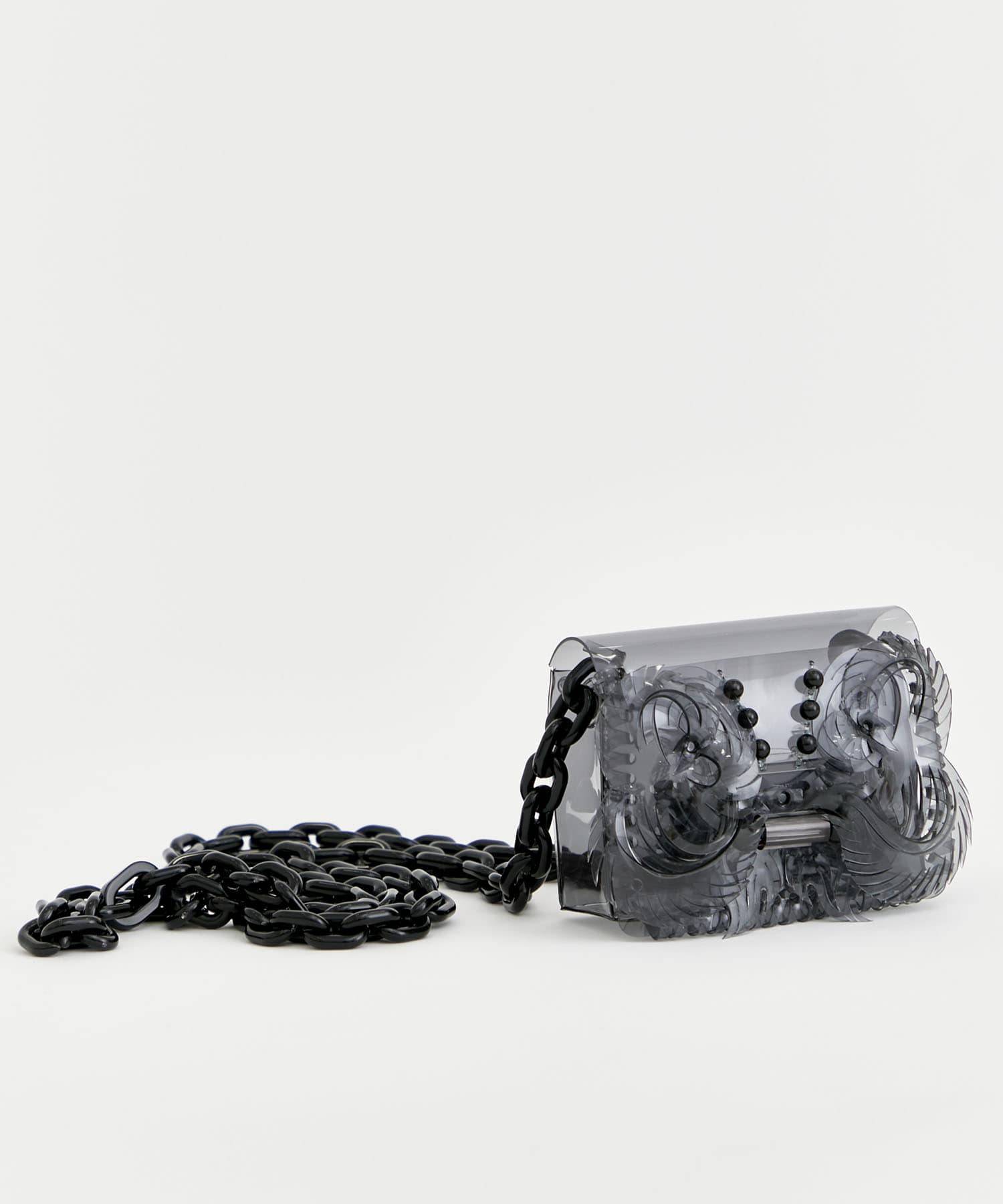 商品Transparent Sculptural Micro Chain Bag