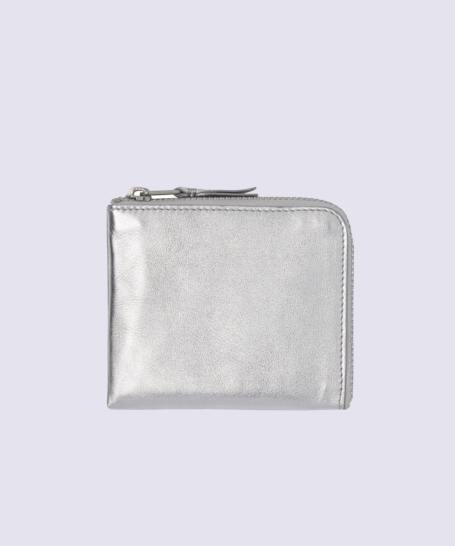 GOLD AND SILVER L ZIP WALLET