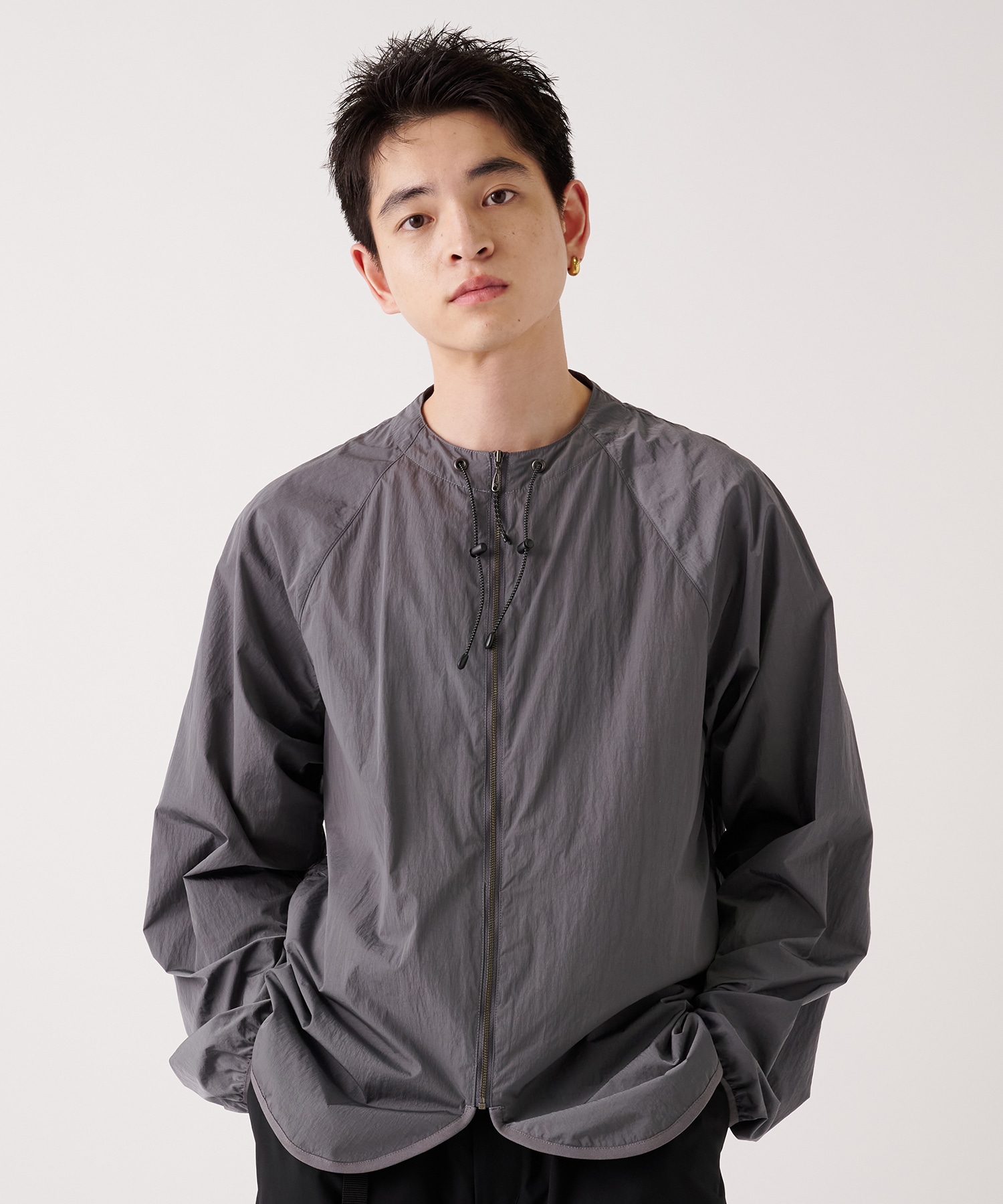 NYLON ZIP SHIRT