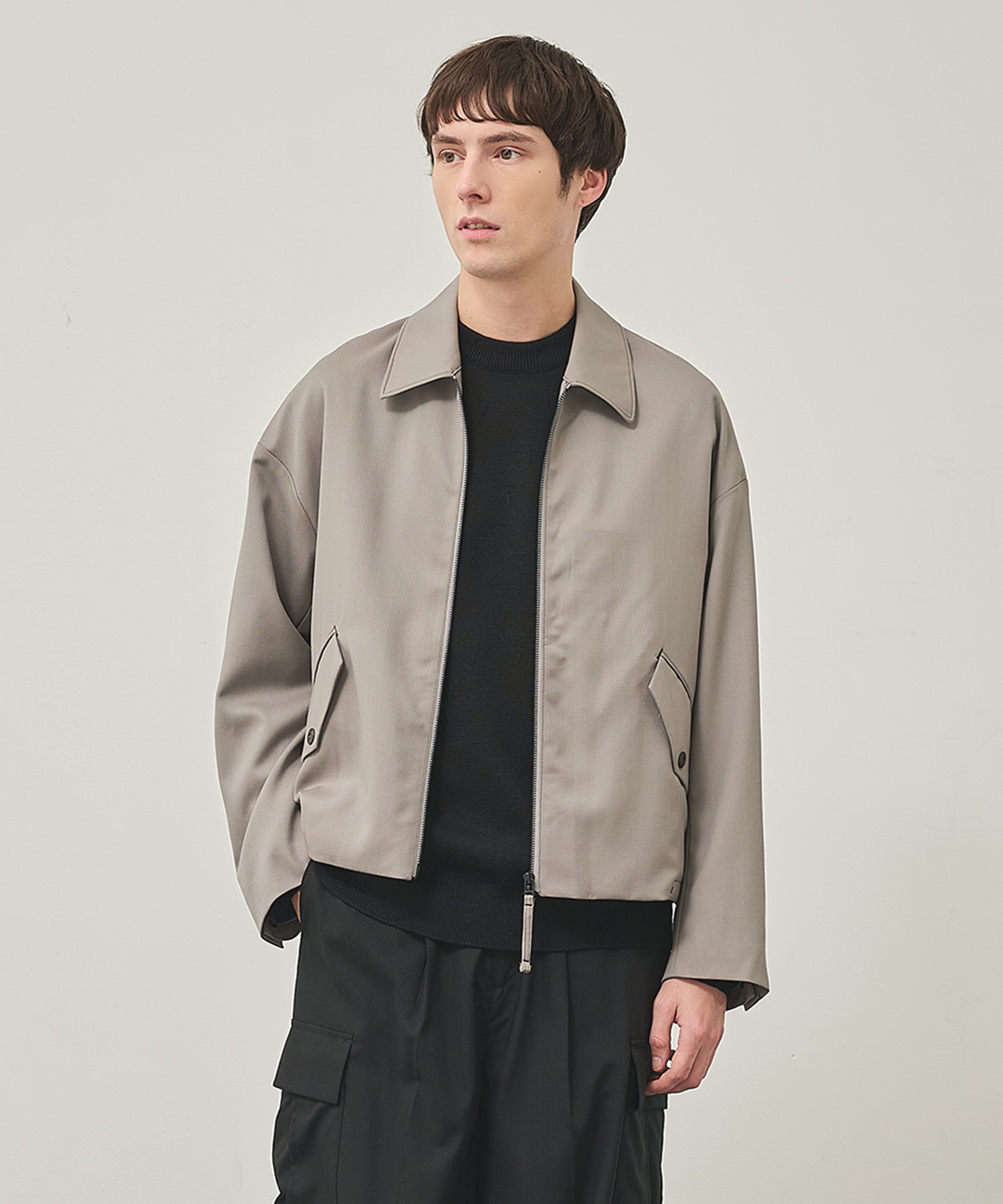 NO SEASON WASHABLEWOOL BLOUSON			