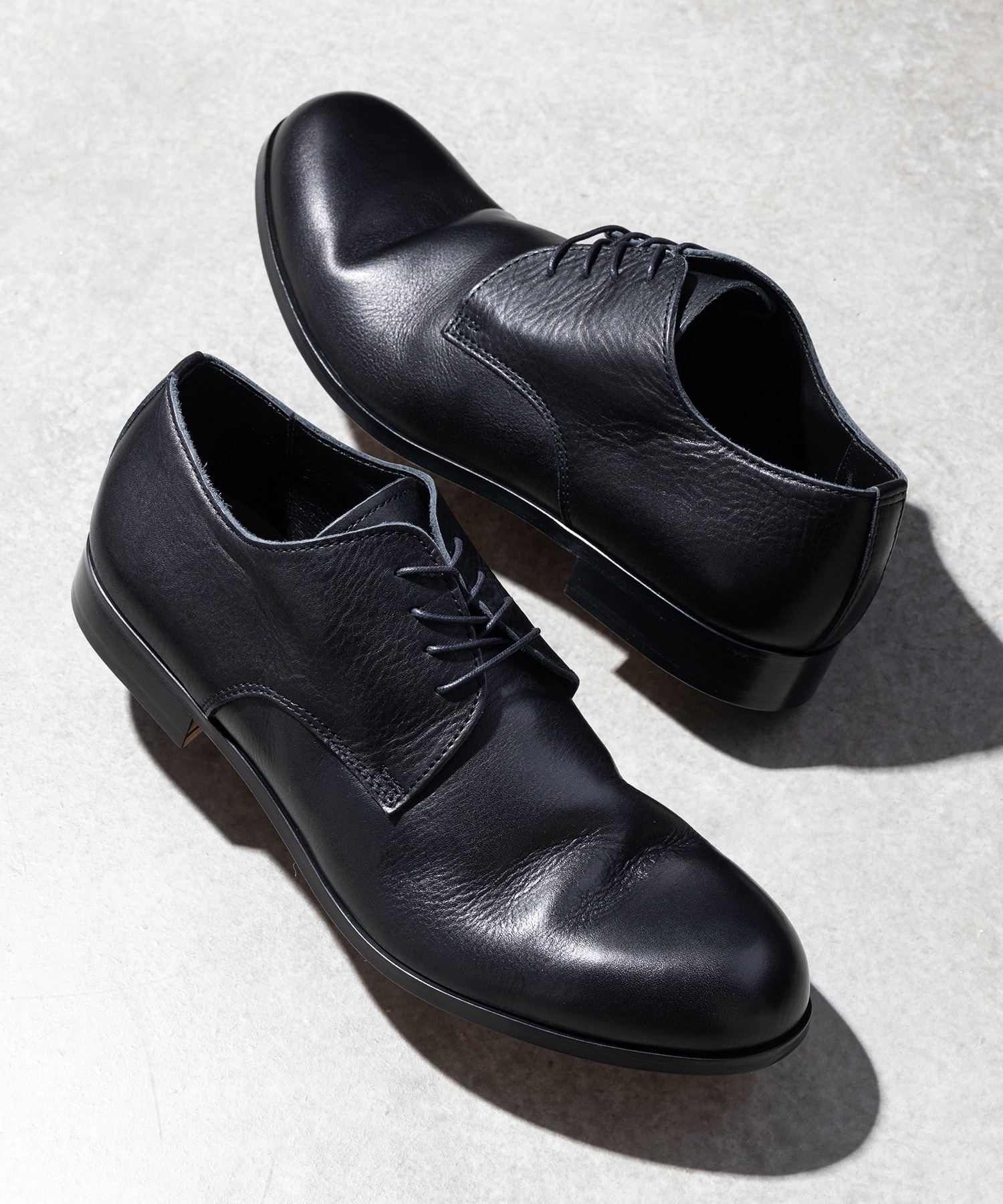 DERBY PLAIN TOE SHOES
