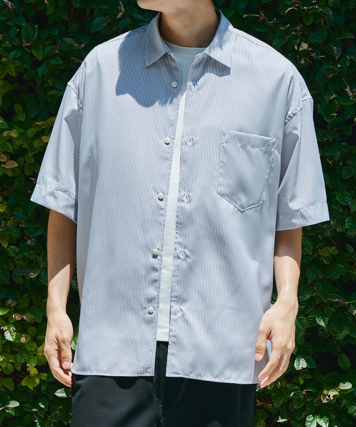 〈別注〉オーバーサイズ STRIPE SHIRTS
