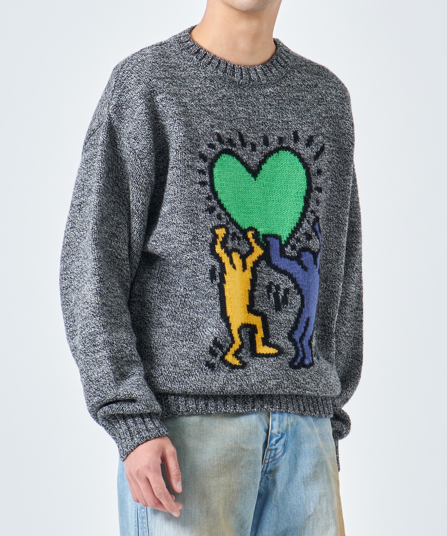 KEITH HARING / CREW NECK SWEATER ( TYPE-2 )