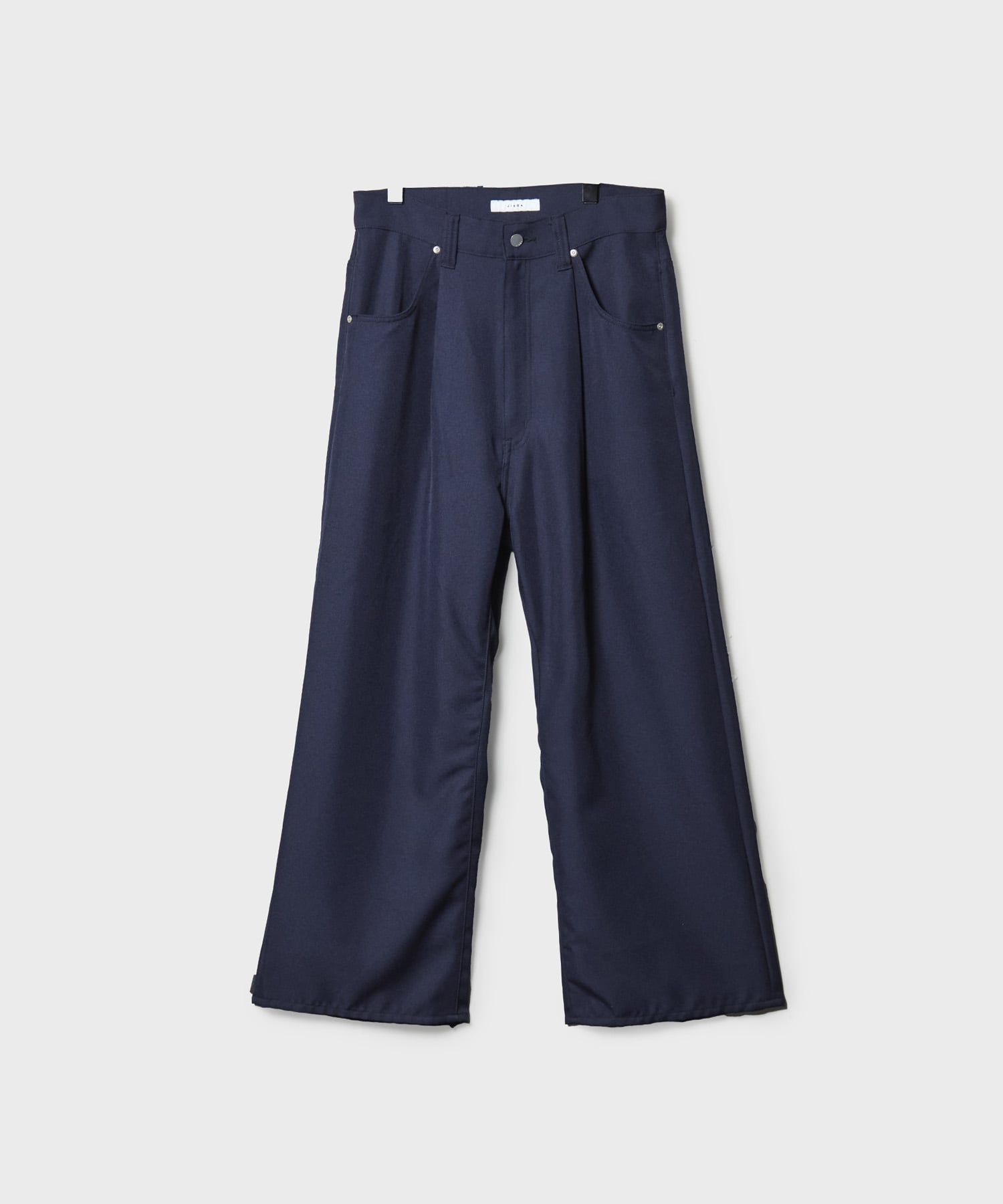 WIDE ONE TUCK STRAIGHT PANTS