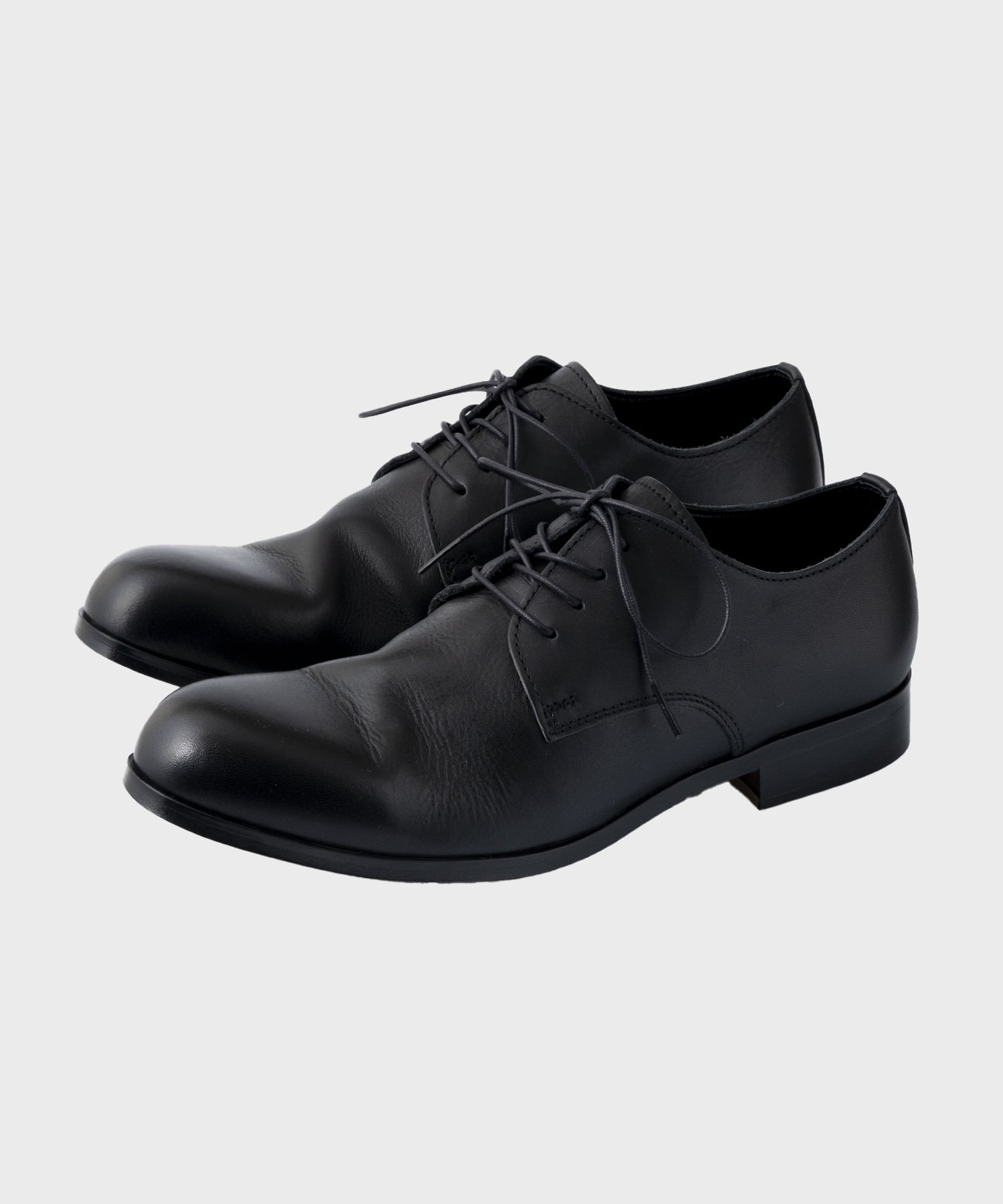DERBY PLAIN TOE SHOES