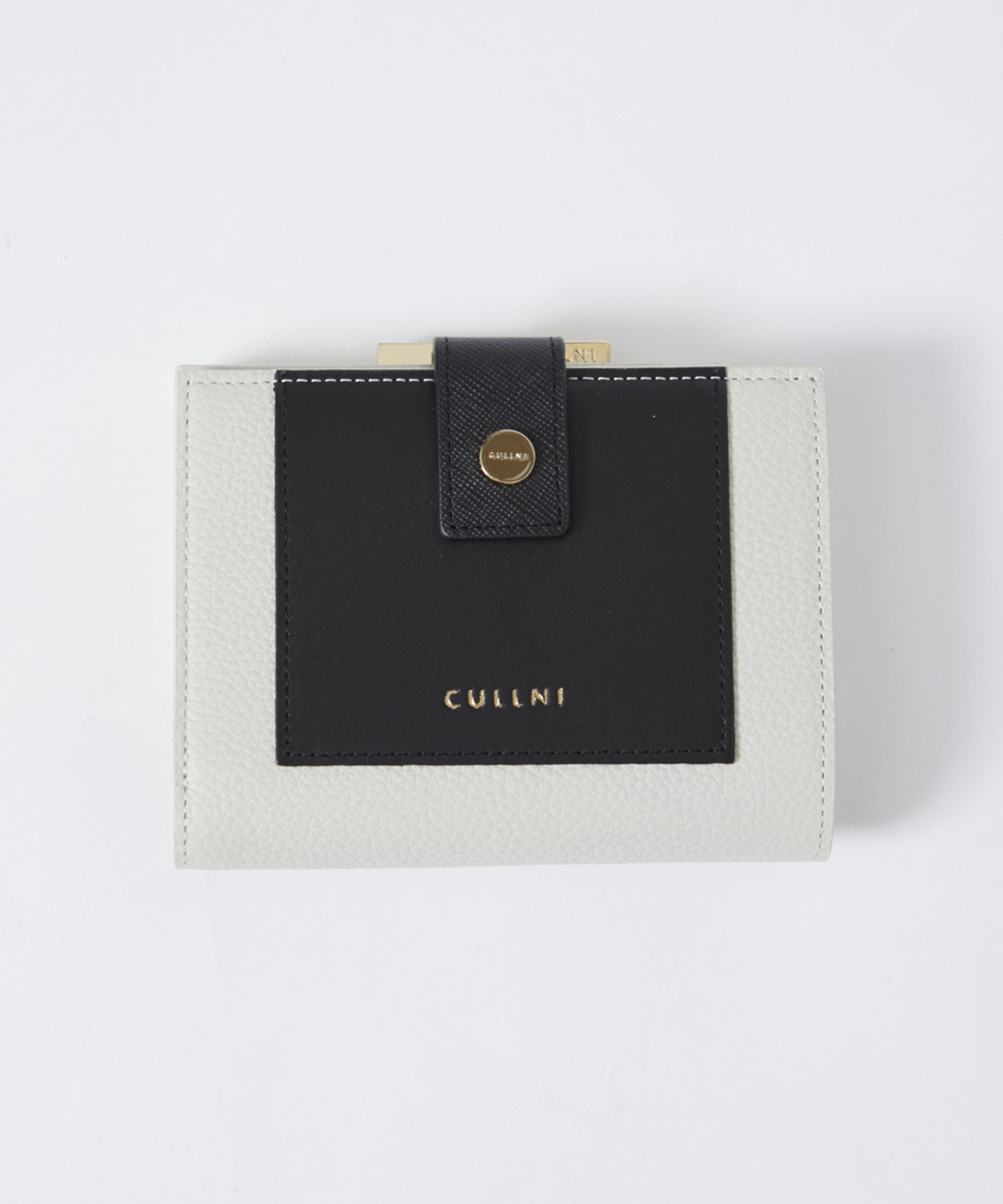 Leather Combination wallet With A Clasp