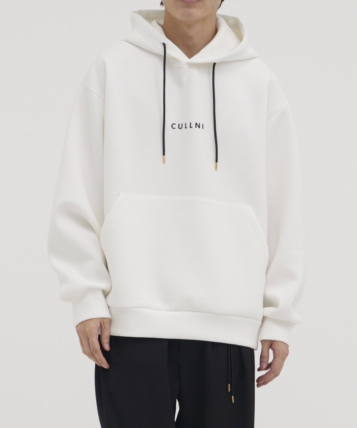 CULLNI Logo Embroidery Hoodie