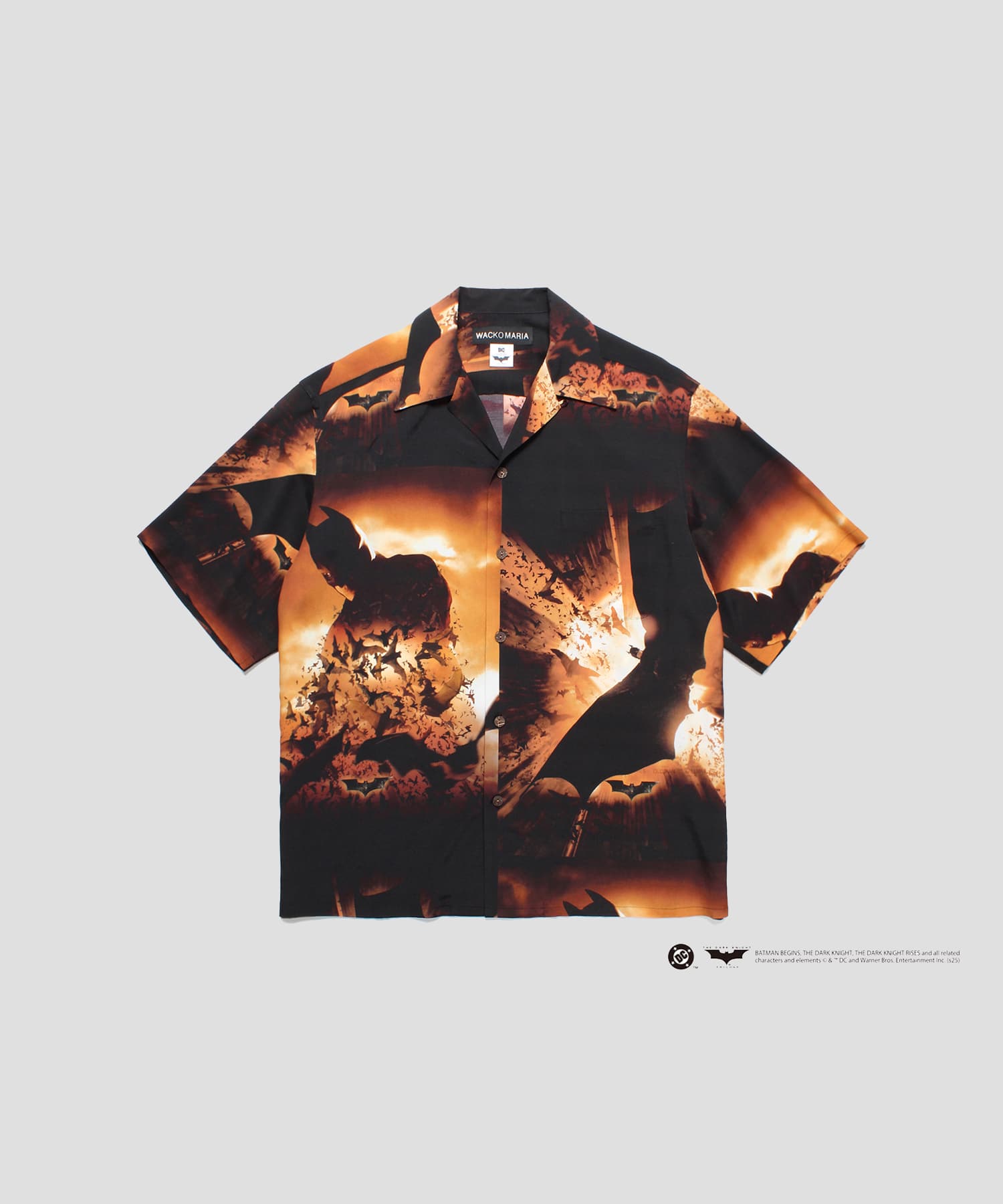 THE DARK KNIGHT TRILOGY / S/S HAWAIIAN SHIRT ( TYPE-1 )