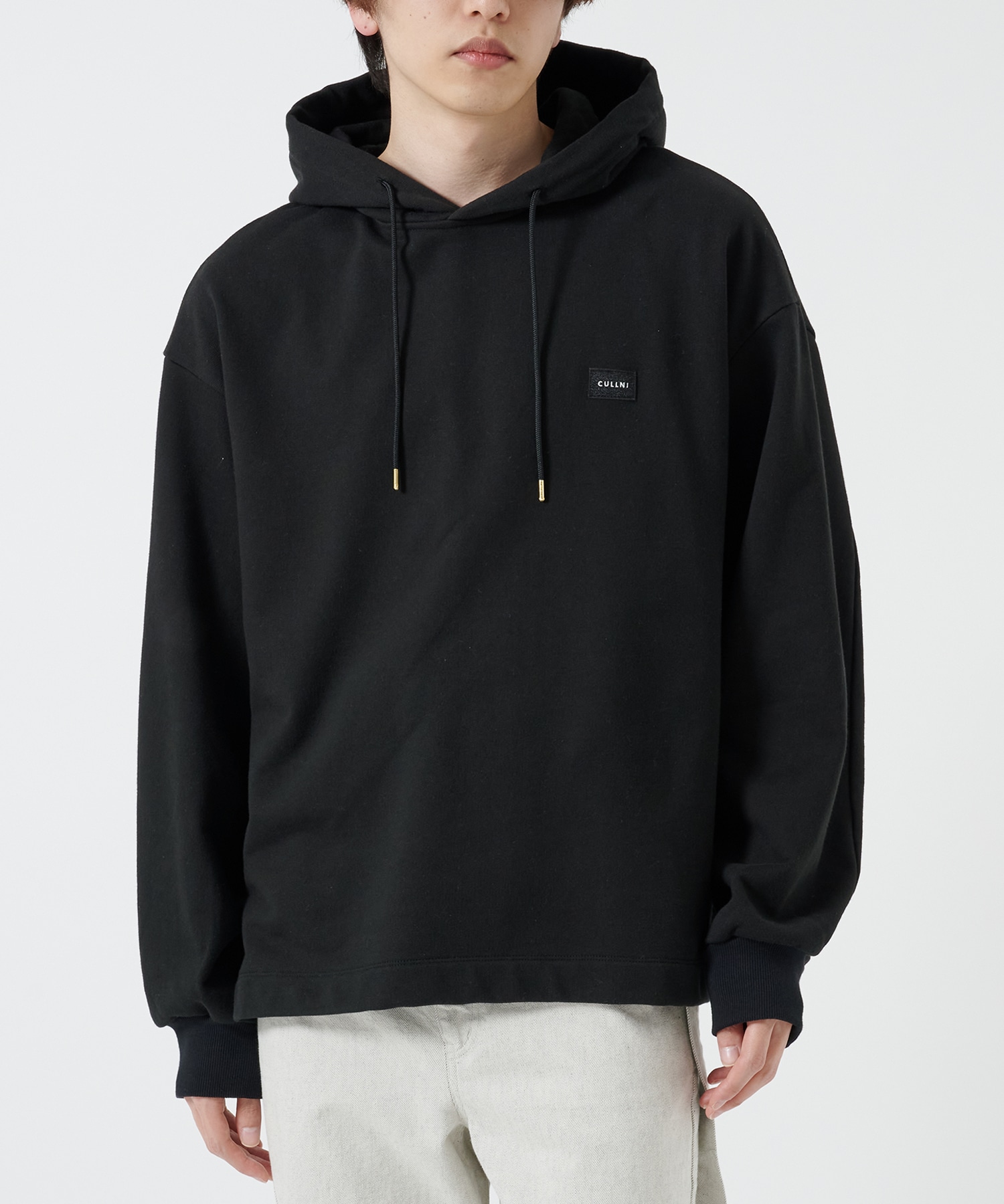 French Terry Embroidery Patch Hoodie