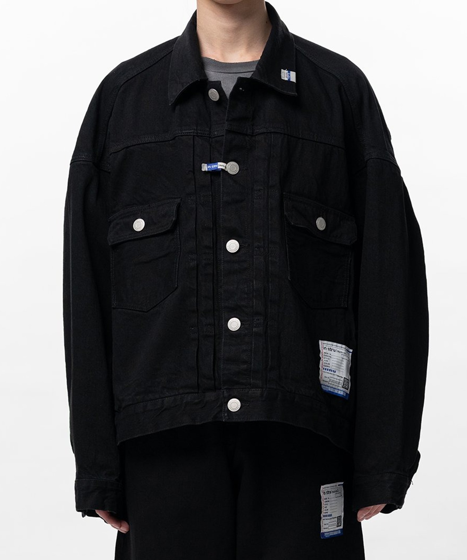 ONE WASHED SELVAGE DENIM JACKET