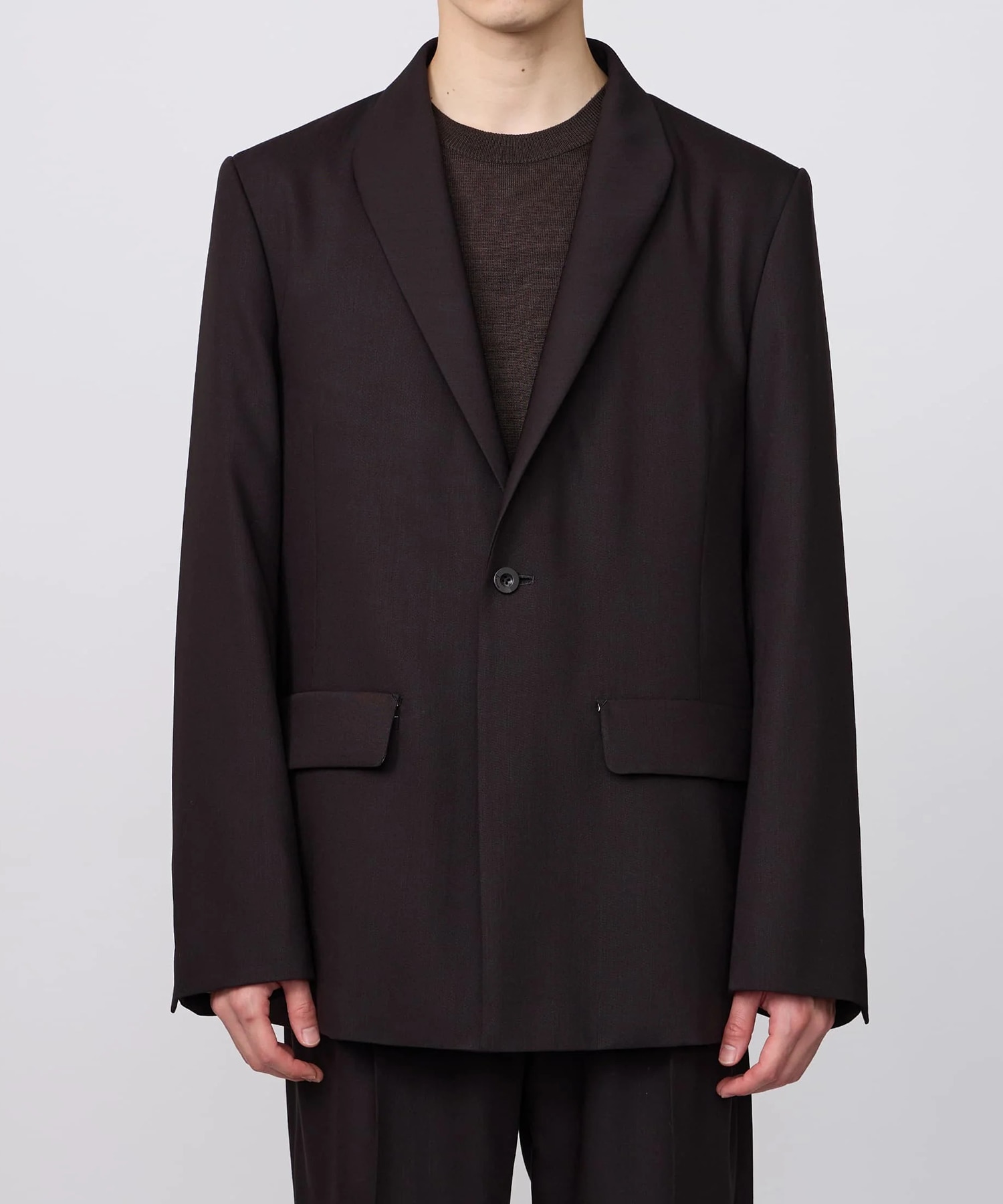 MODIFIED SHAWL COLLAR JACKET