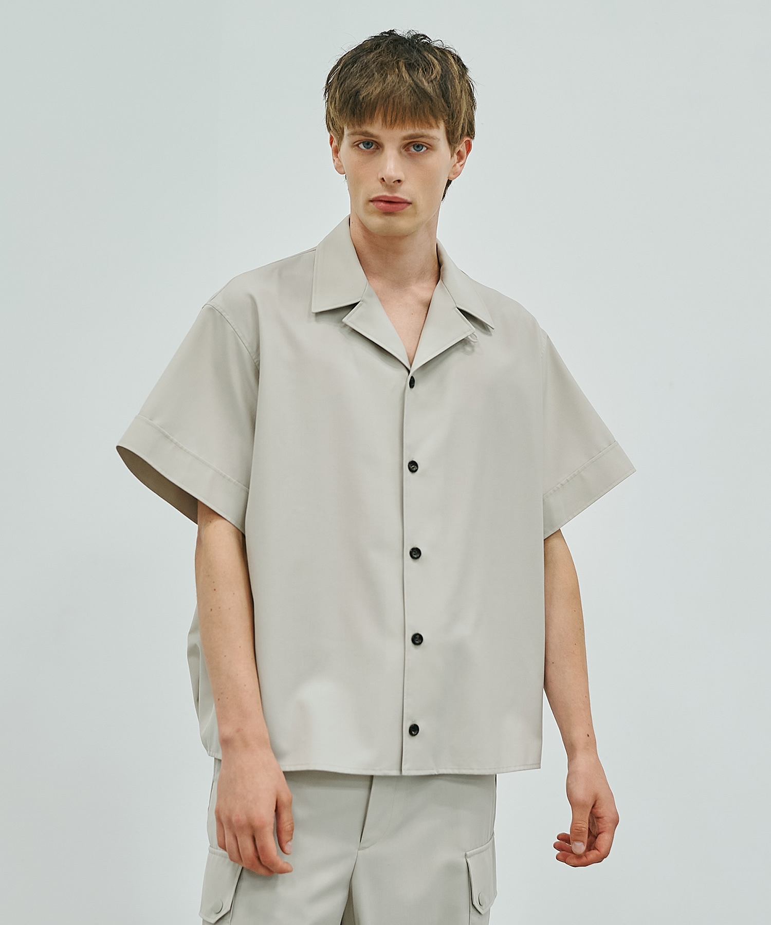 別注 OPEN COLLAR SHIRTS