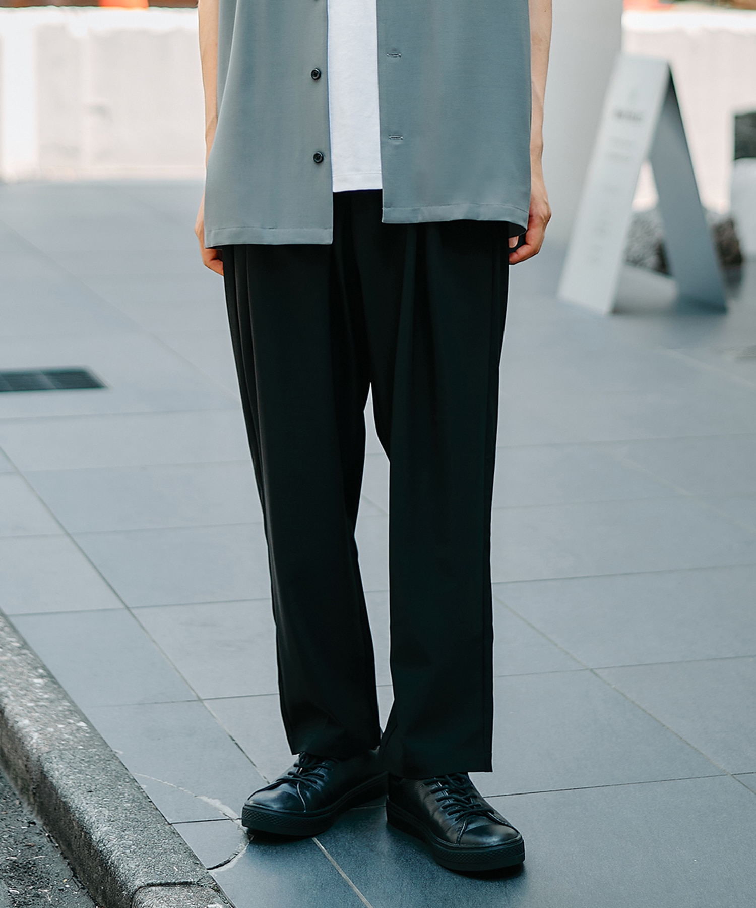 〈別注〉WASHABLE SUPER EASY WIDE PANTS