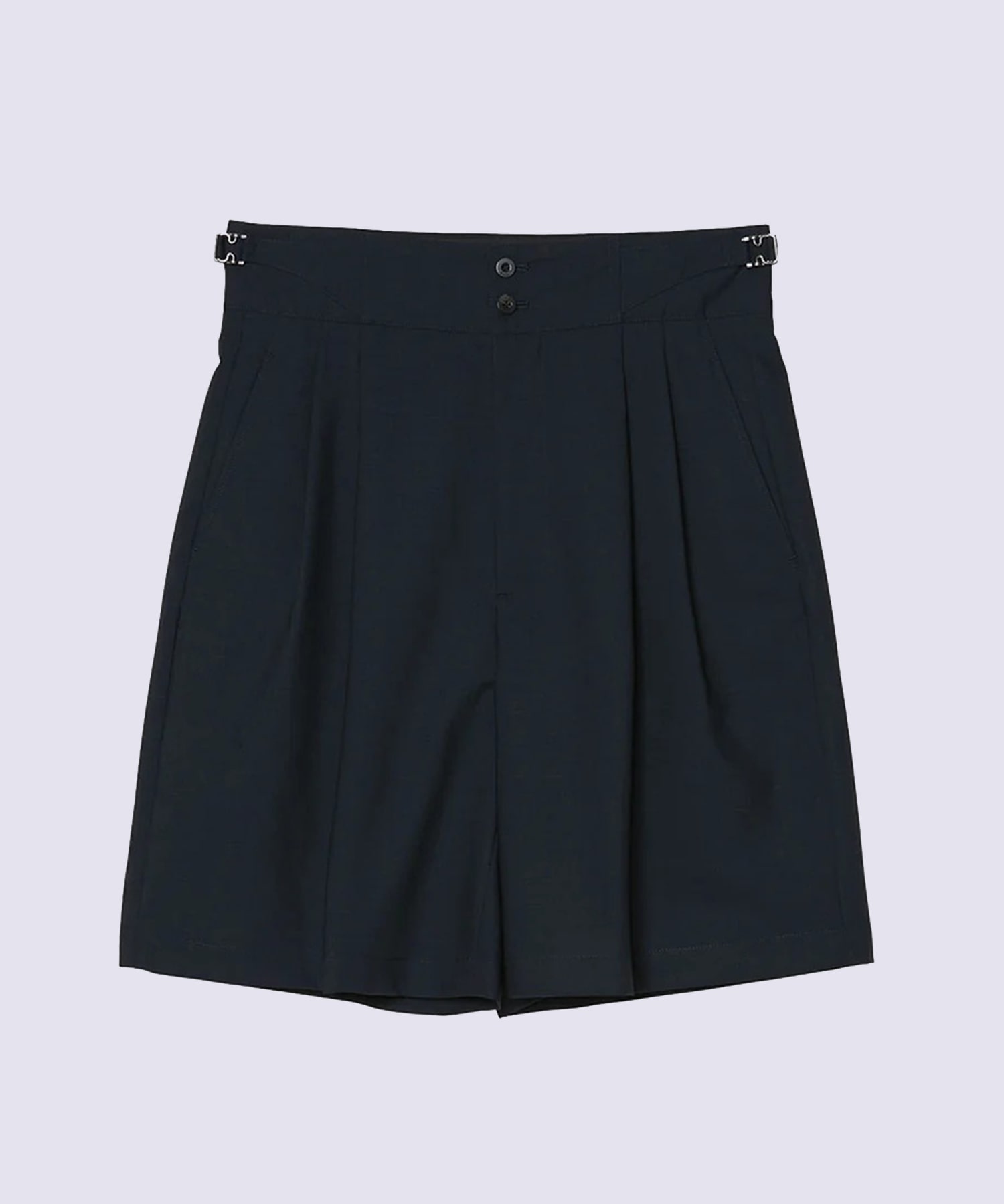 TWO TUCKS WIDE SHORTS