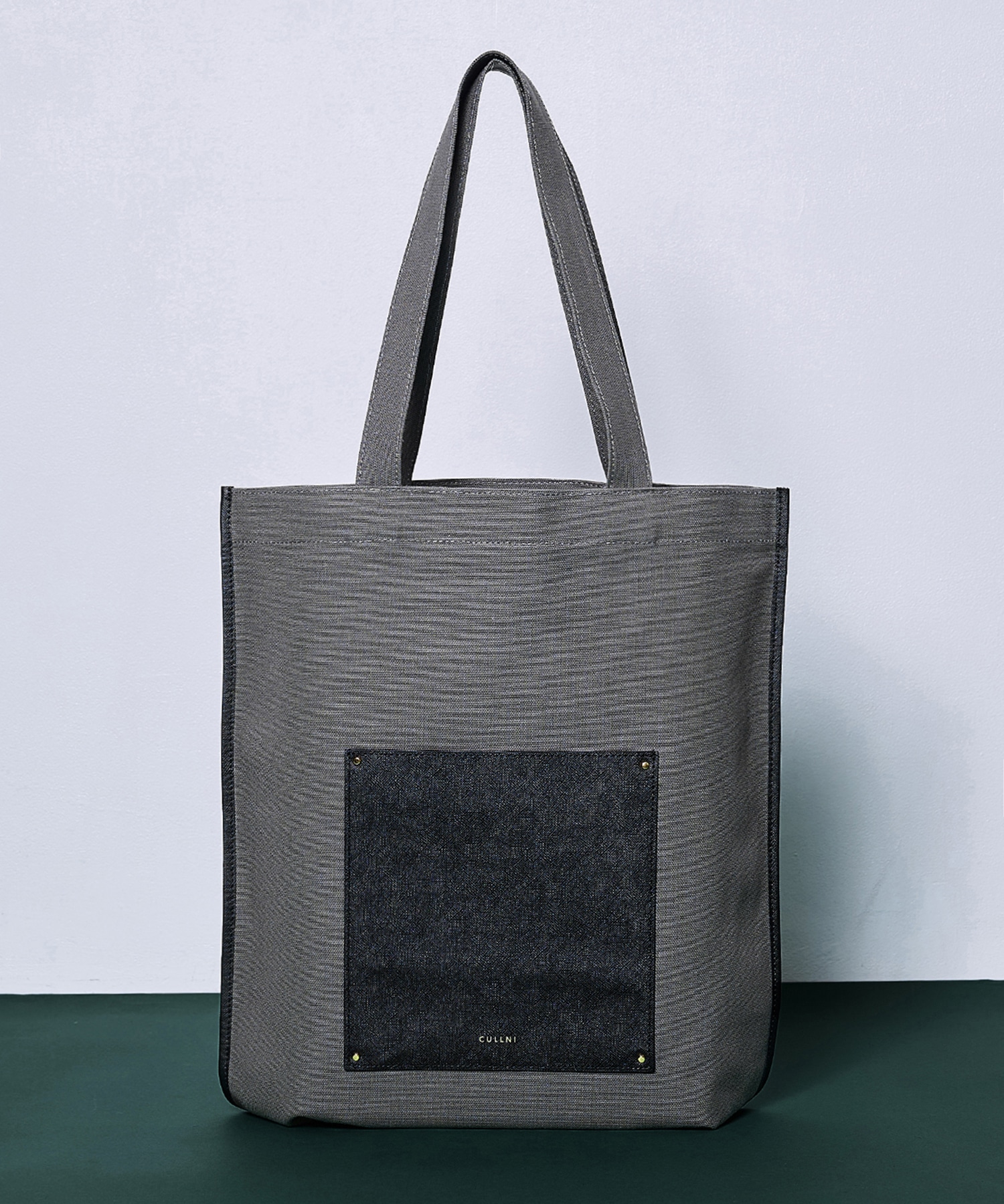 別注Leather Pocket Canvas Eco Tote